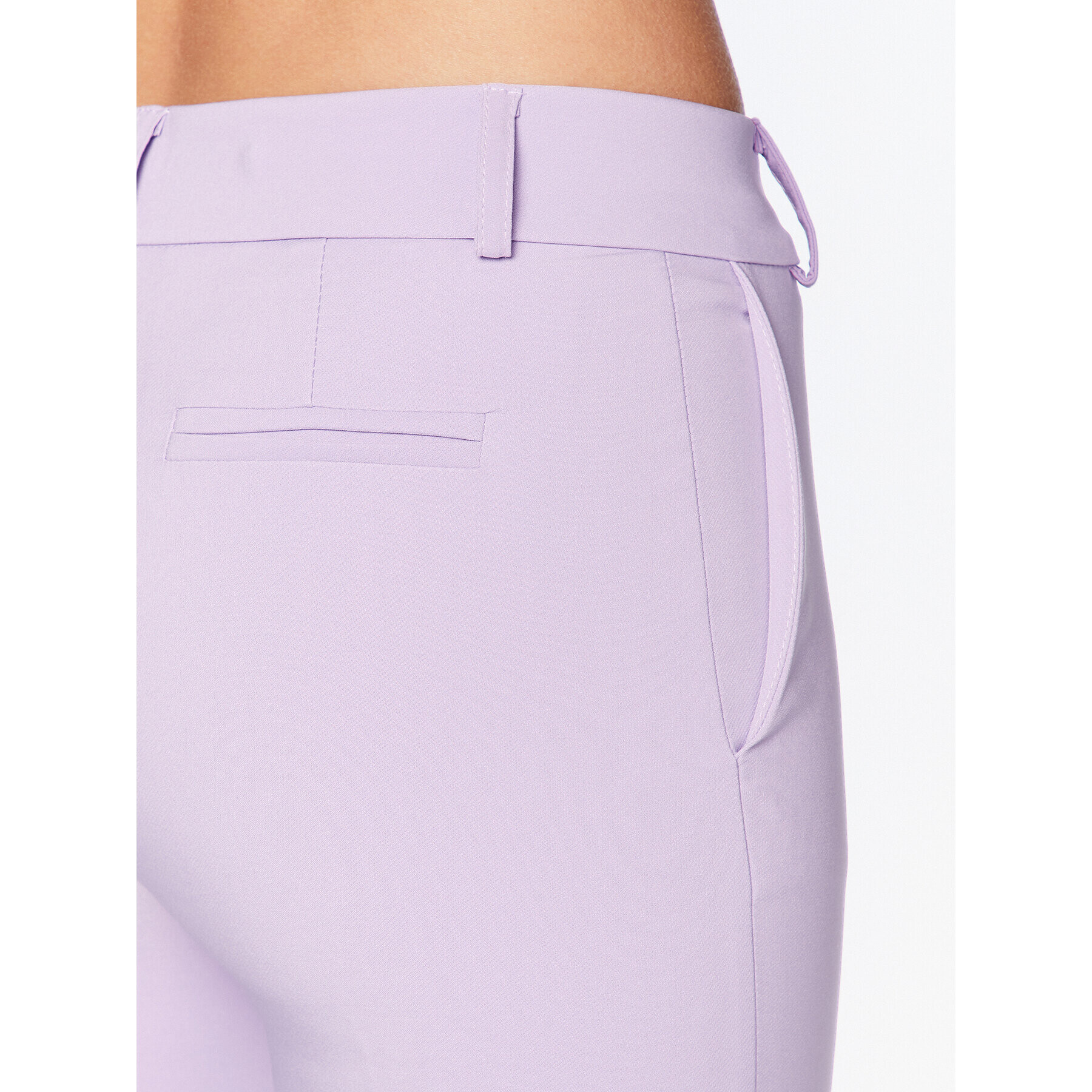 Rinascimento Pantaloni din material CFC0113050003 Violet Regular Fit - Pled.ro