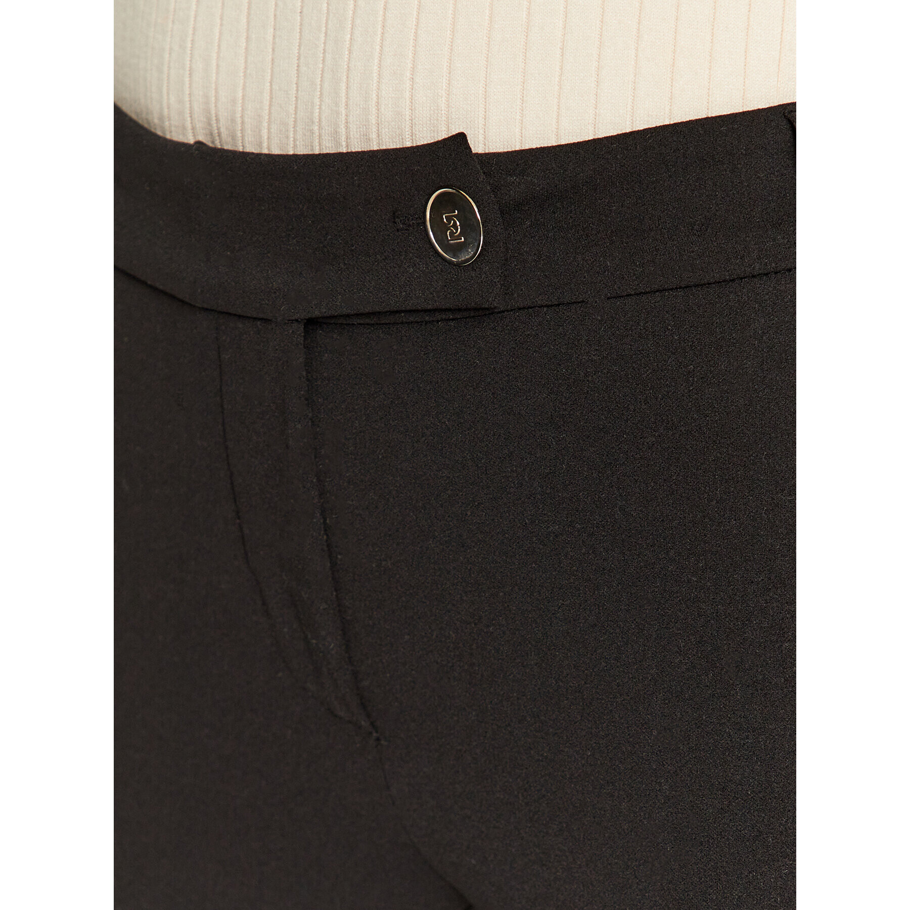 Rinascimento Pantaloni din material CFC0114967003 Negru Regular Fit - Pled.ro