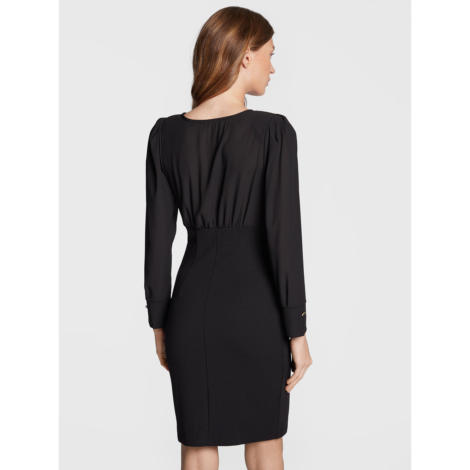 Rinascimento Rochie cocktail CFC0018796002 Negru Regular Fit - Pled.ro