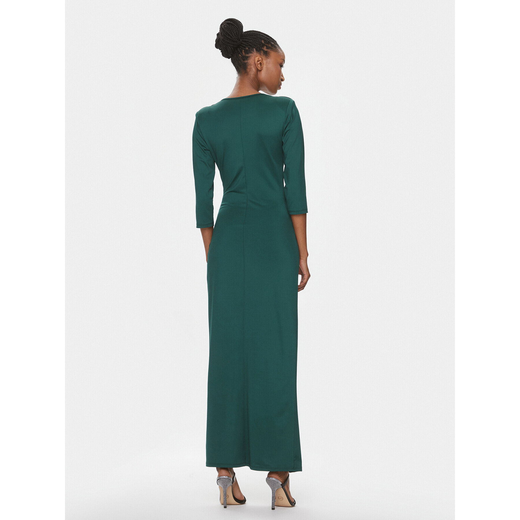 Rinascimento Rochie cocktail CFC0019273002 Verde Regular Fit - Pled.ro