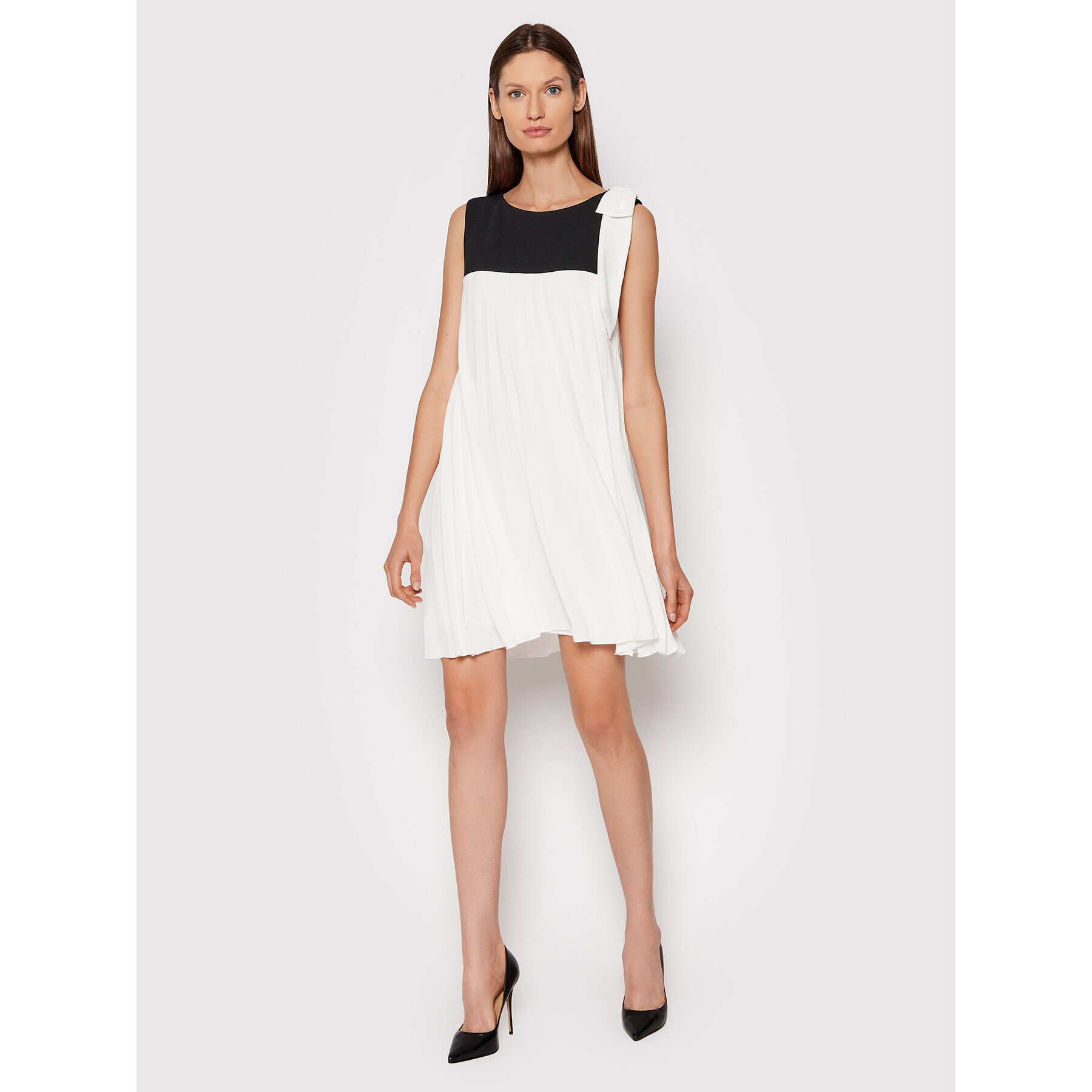 Rinascimento Rochie cocktail CFC0105068003 Alb Regular Fit - Pled.ro