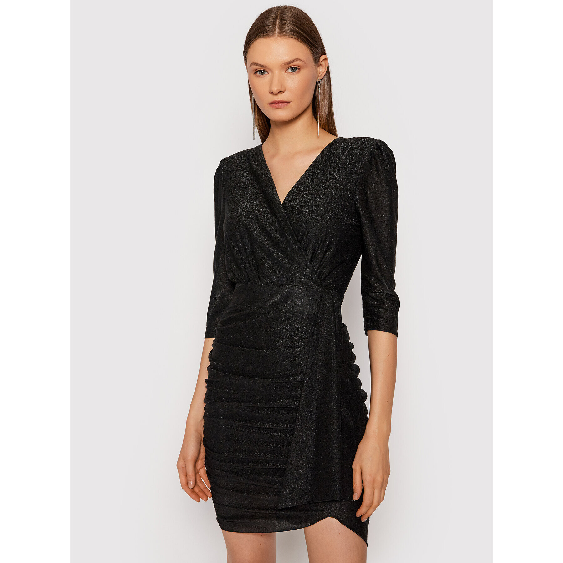 Rinascimento Rochie cocktail CFC0105082003 Negru Slim Fit - Pled.ro