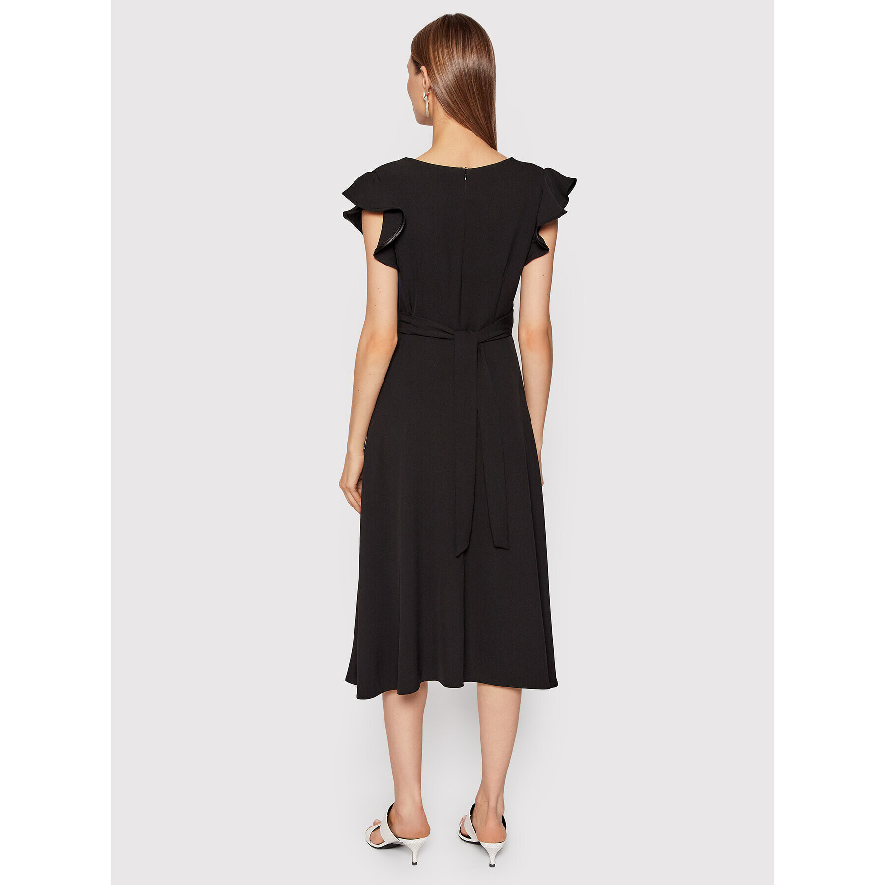 Rinascimento Rochie cocktail CFC0105717003 Negru Regular Fit - Pled.ro