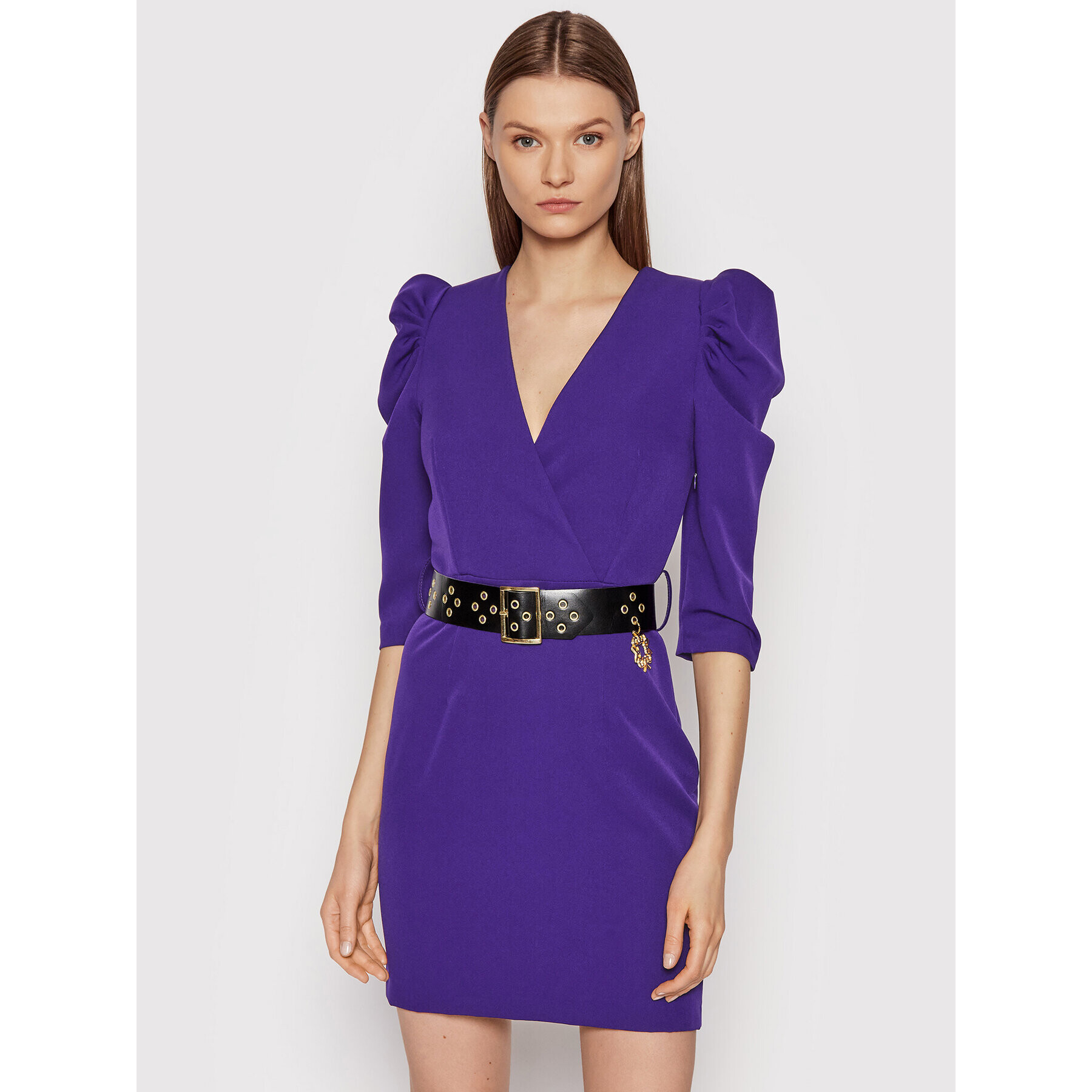 Rinascimento Rochie cocktail CFC0105950003 Violet Slim Fit - Pled.ro