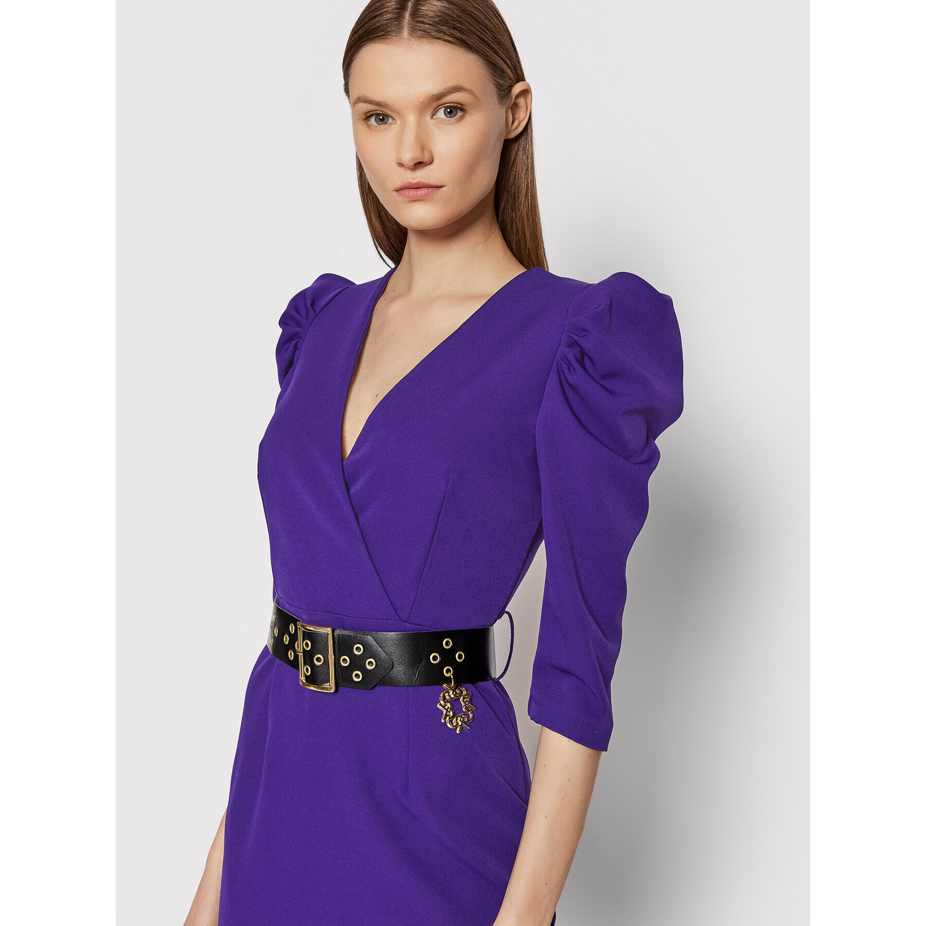 Rinascimento Rochie cocktail CFC0105950003 Violet Slim Fit - Pled.ro