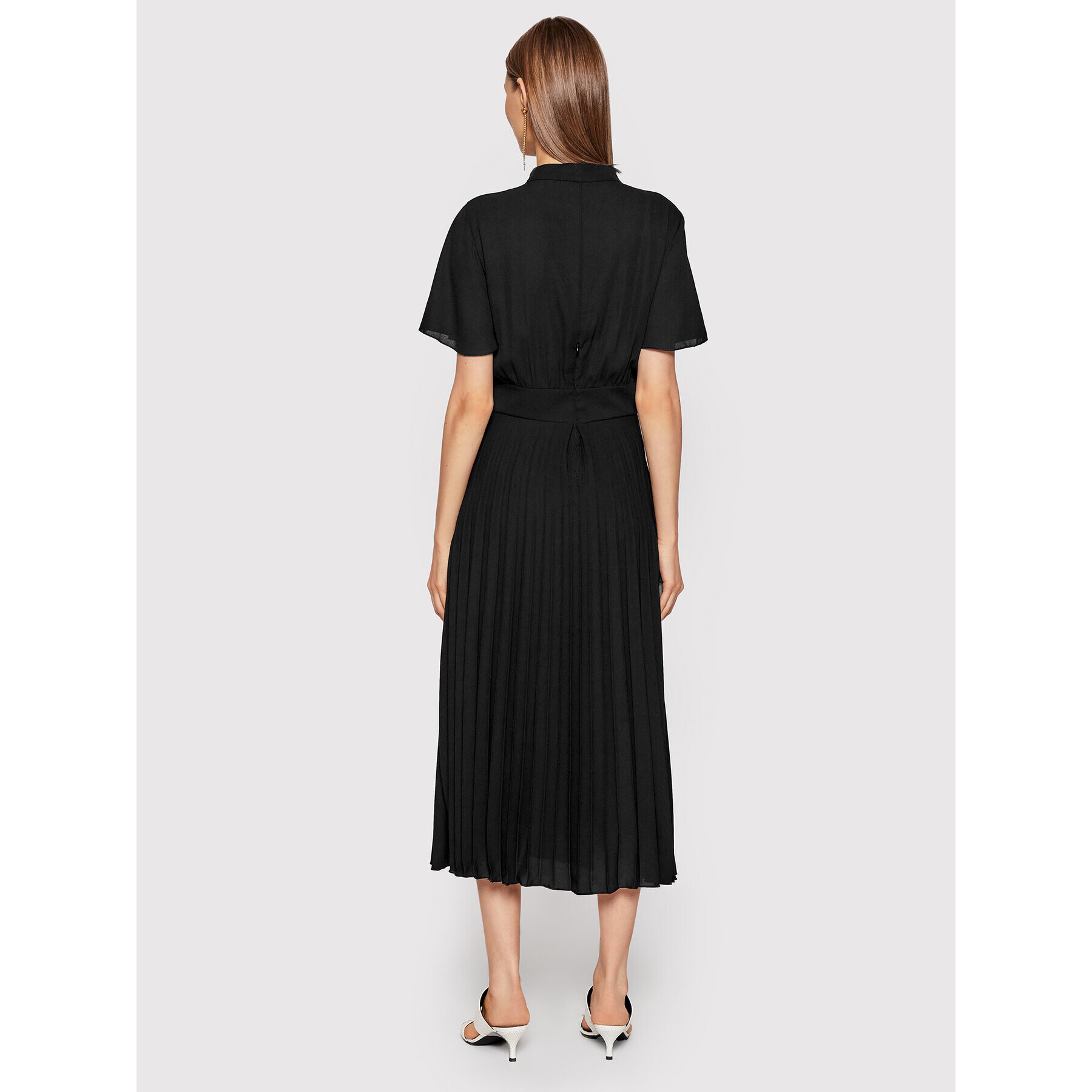 Rinascimento Rochie cocktail CFC0106369003 Negru Regular Fit - Pled.ro