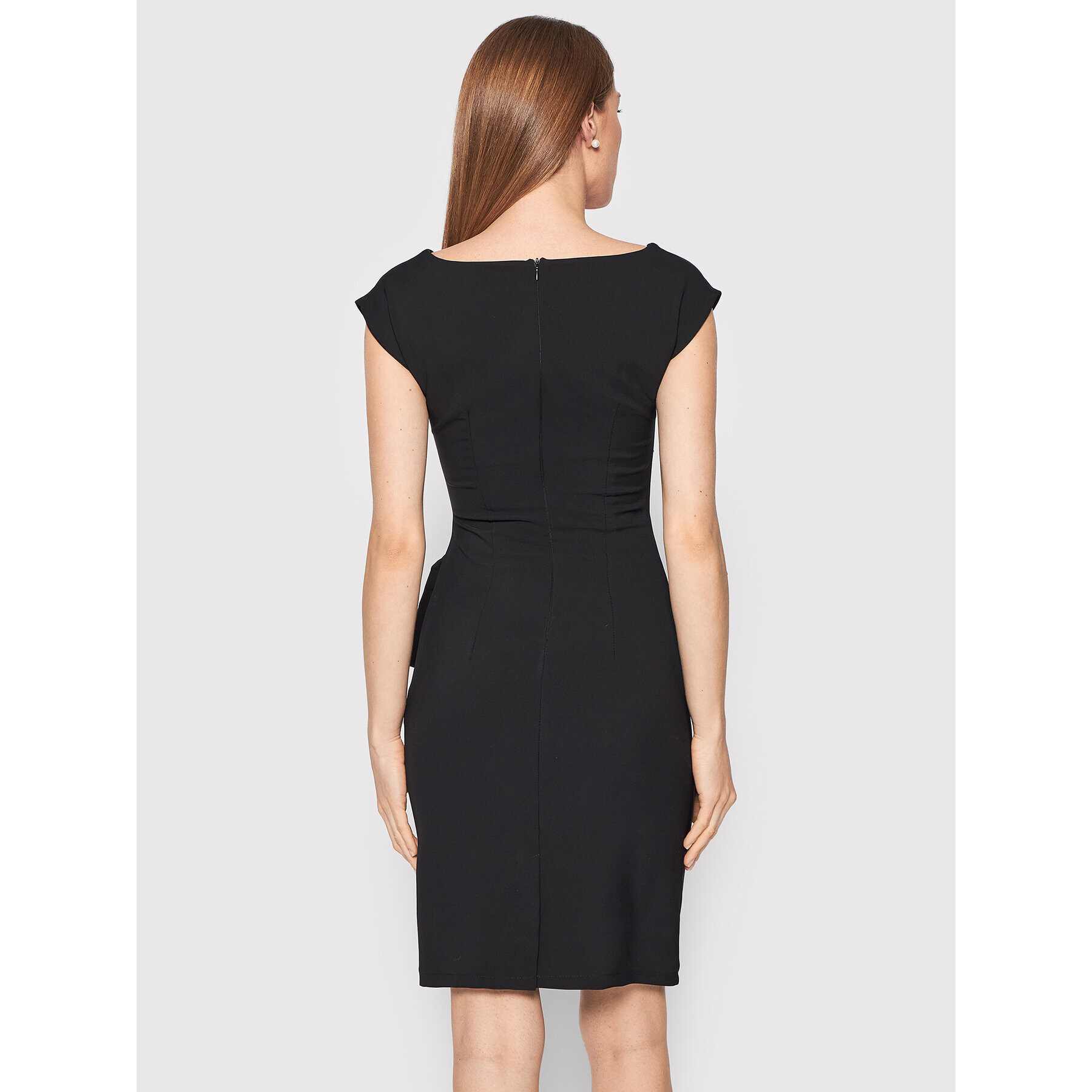 Rinascimento Rochie cocktail CFC0107604003 Negru Slim Fit - Pled.ro