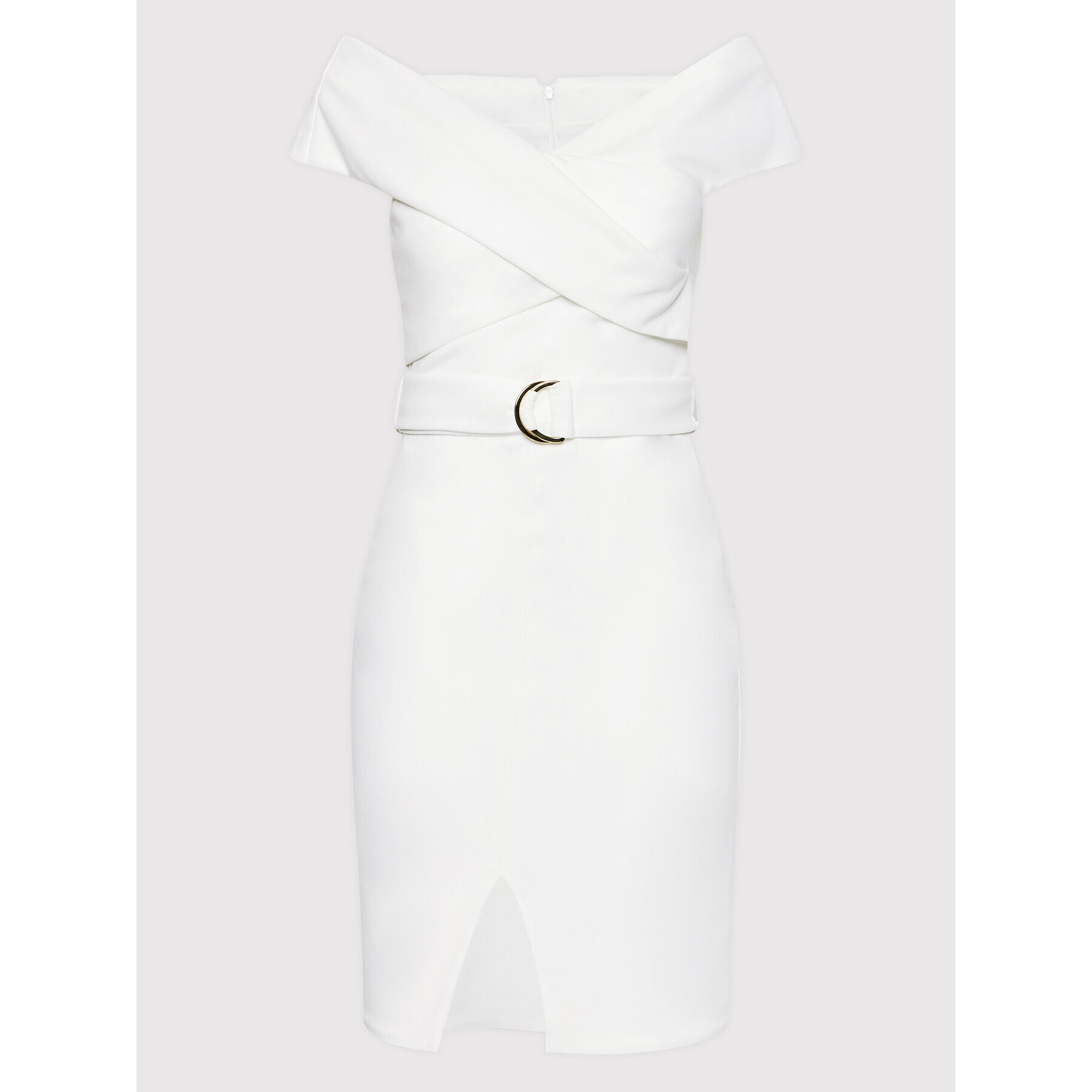 Rinascimento Rochie cocktail CFC0109436003 Alb Slim Fit - Pled.ro