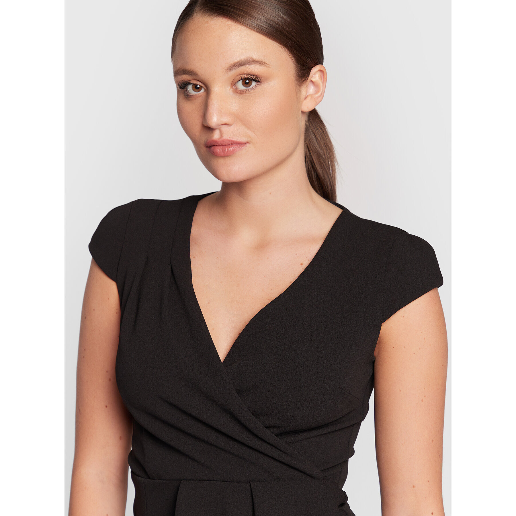 Rinascimento Rochie cocktail CFC0110052003 Negru Regular Fit - Pled.ro