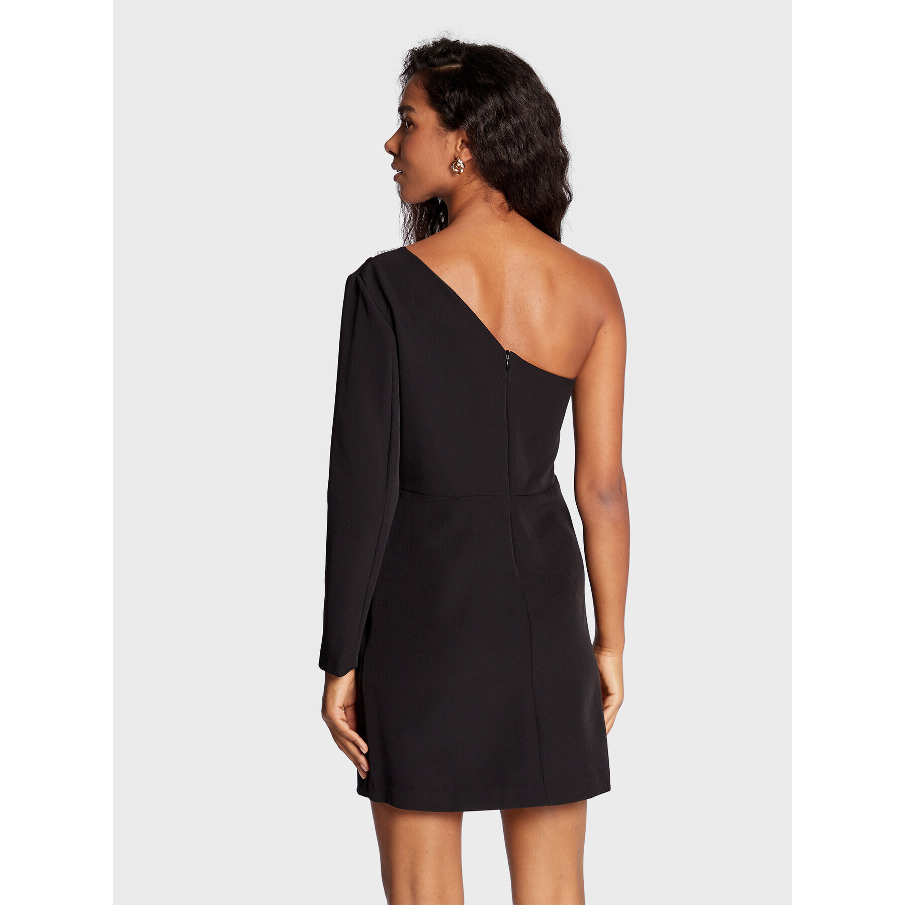 Rinascimento Rochie cocktail CFC0110173003 Negru Regular Fit - Pled.ro