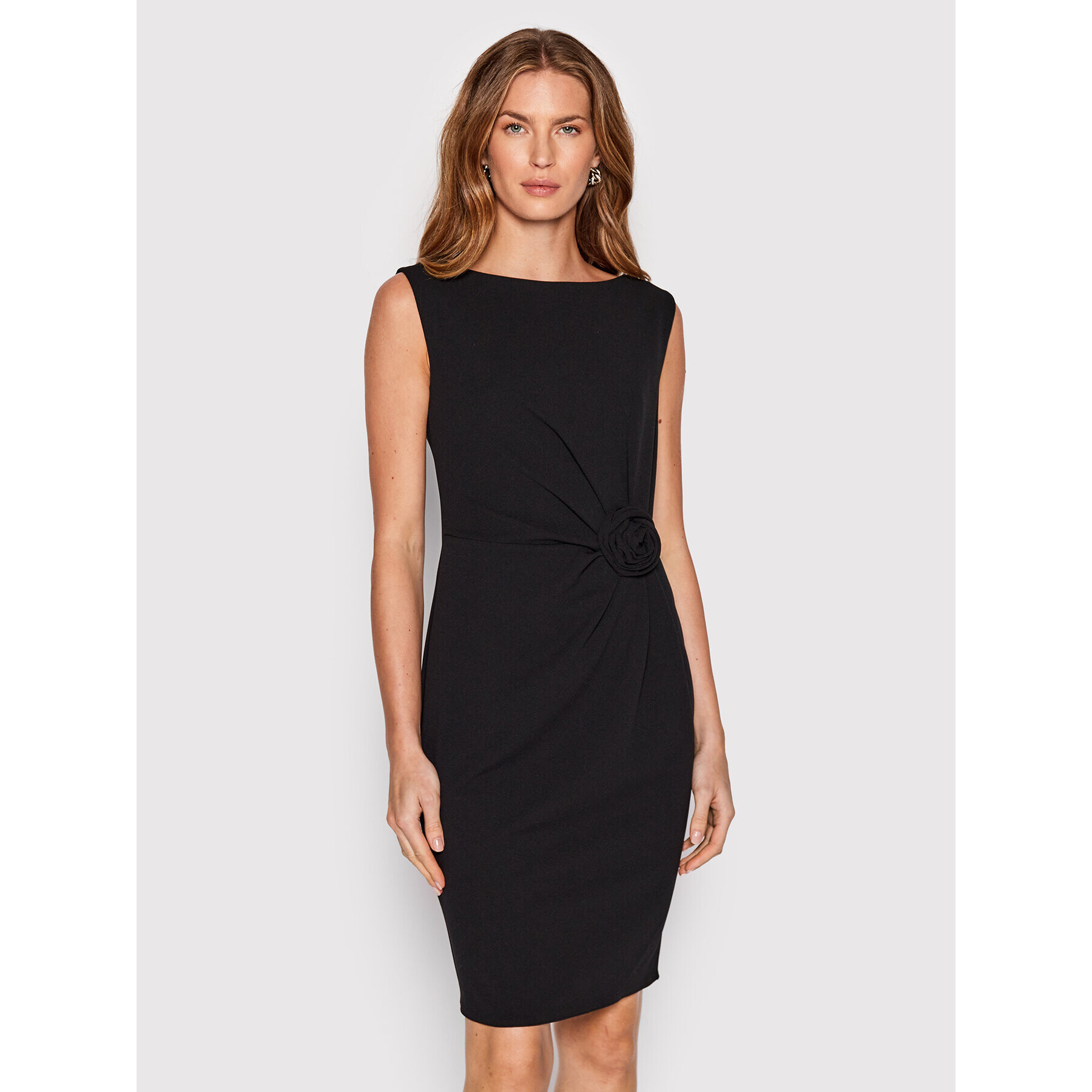 Rinascimento Rochie cocktail CFC0110559003 Negru Regular Fit - Pled.ro