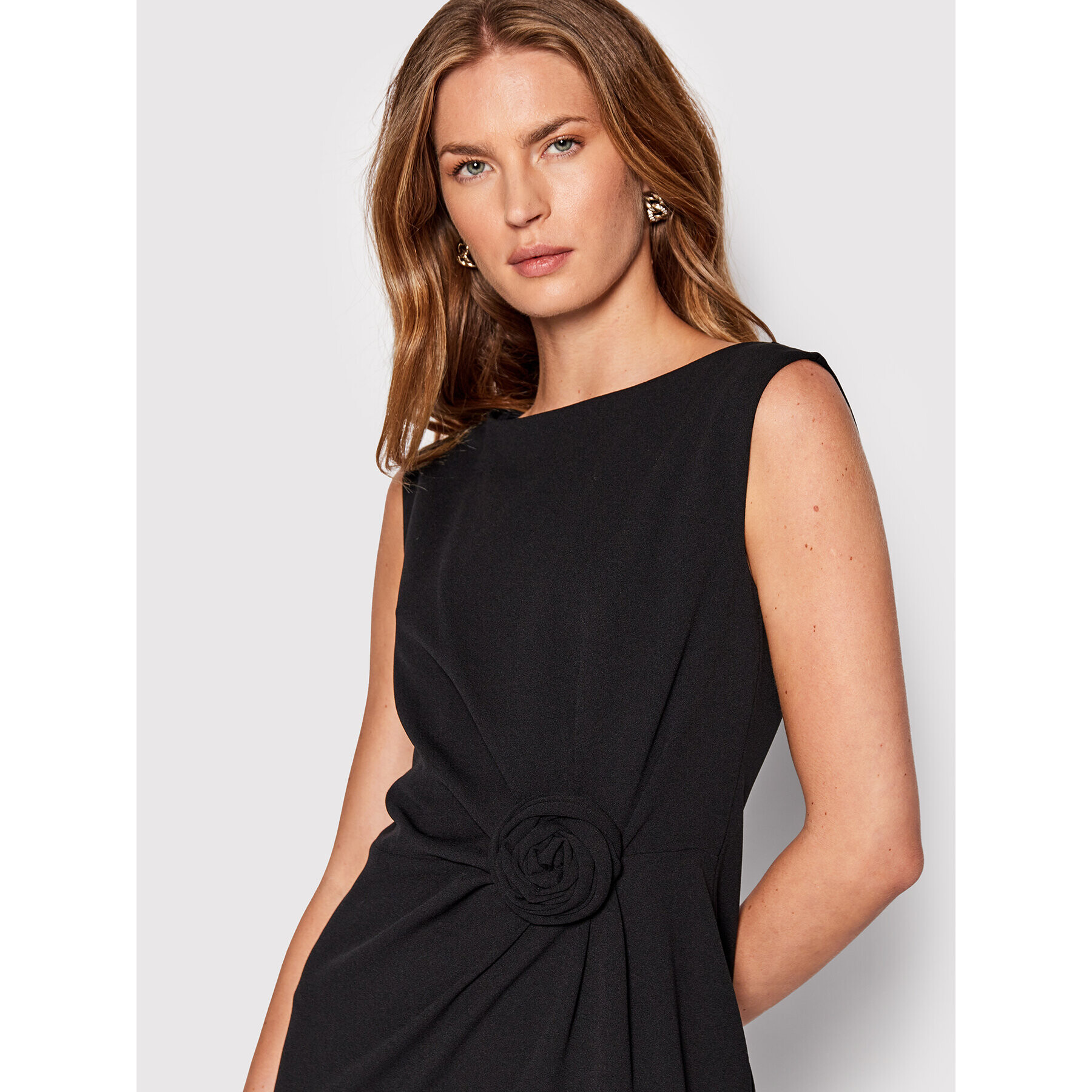 Rinascimento Rochie cocktail CFC0110559003 Negru Regular Fit - Pled.ro