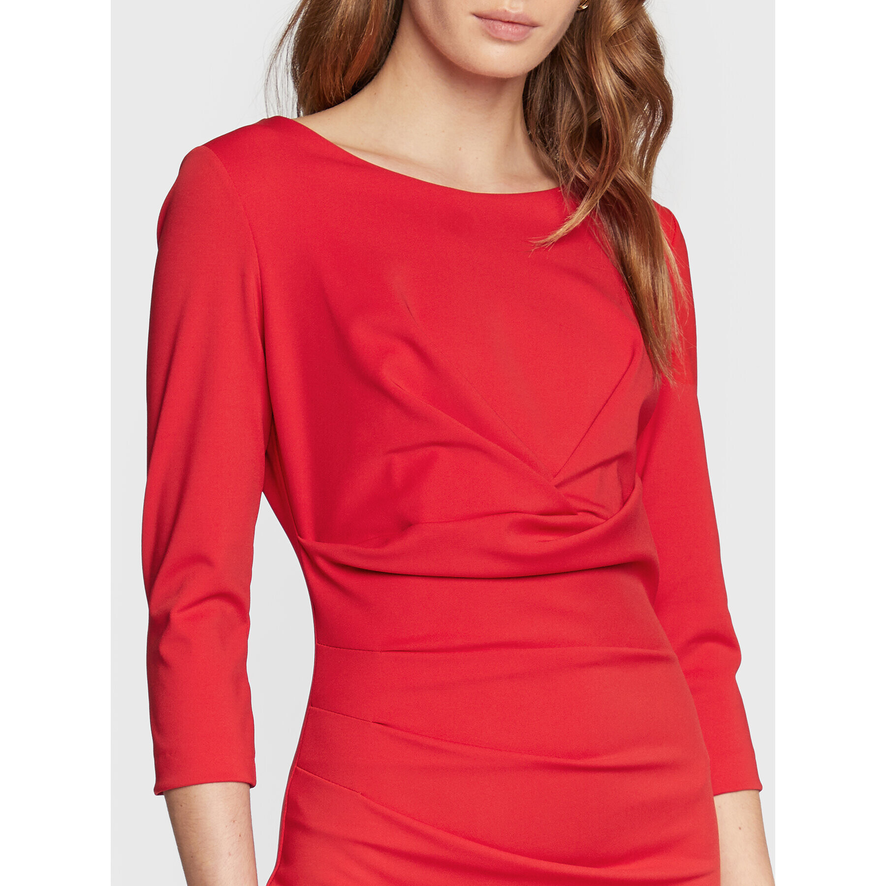 Rinascimento Rochie cocktail CFC0110643003 Roșu Regular Fit - Pled.ro