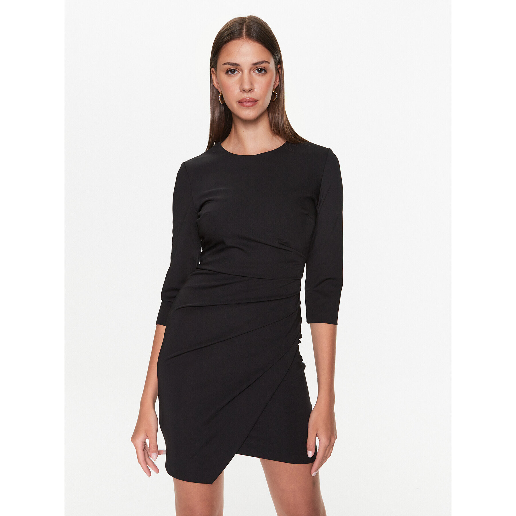 Rinascimento Rochie cocktail CFC0112565003 Negru Slim Fit - Pled.ro