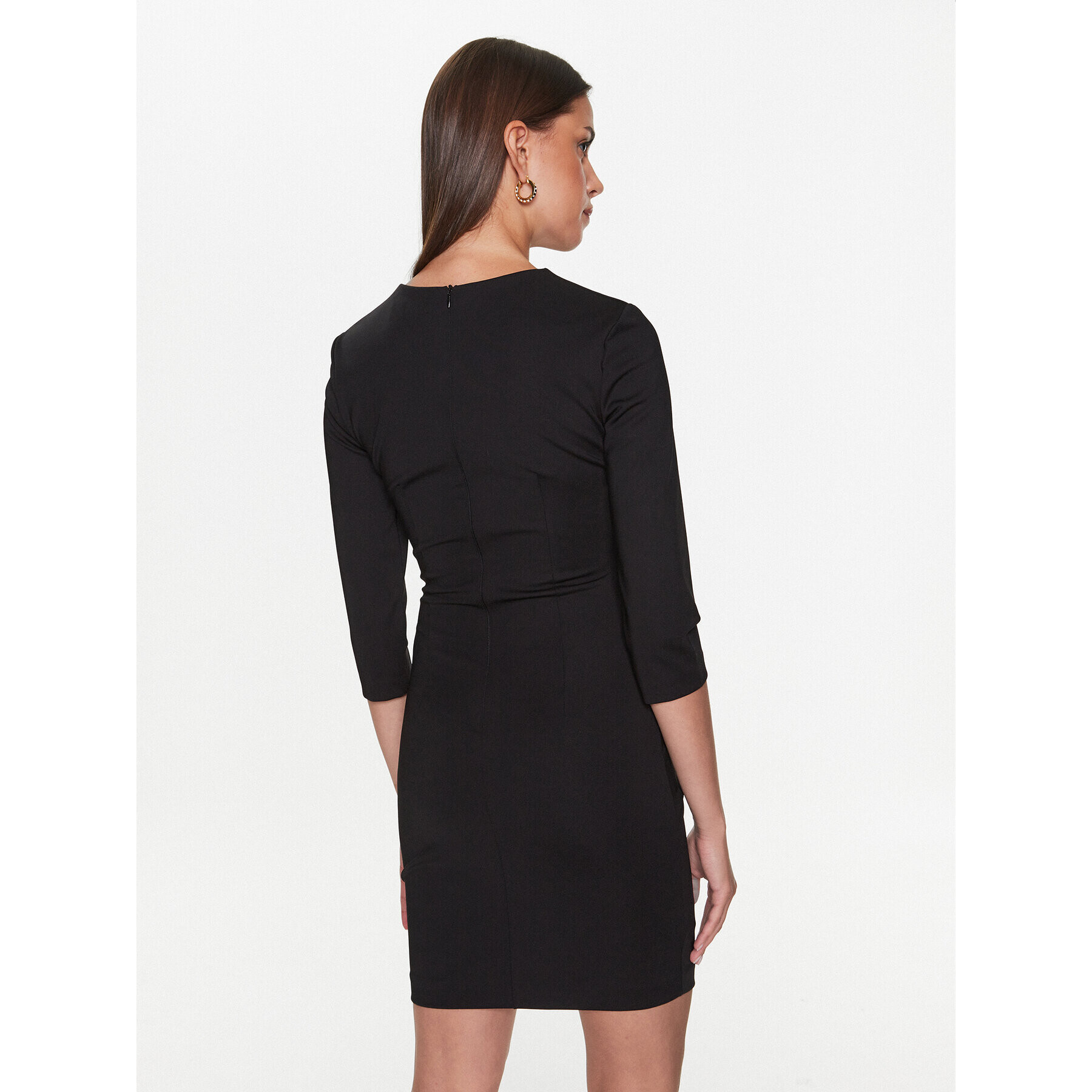 Rinascimento Rochie cocktail CFC0112565003 Negru Slim Fit - Pled.ro