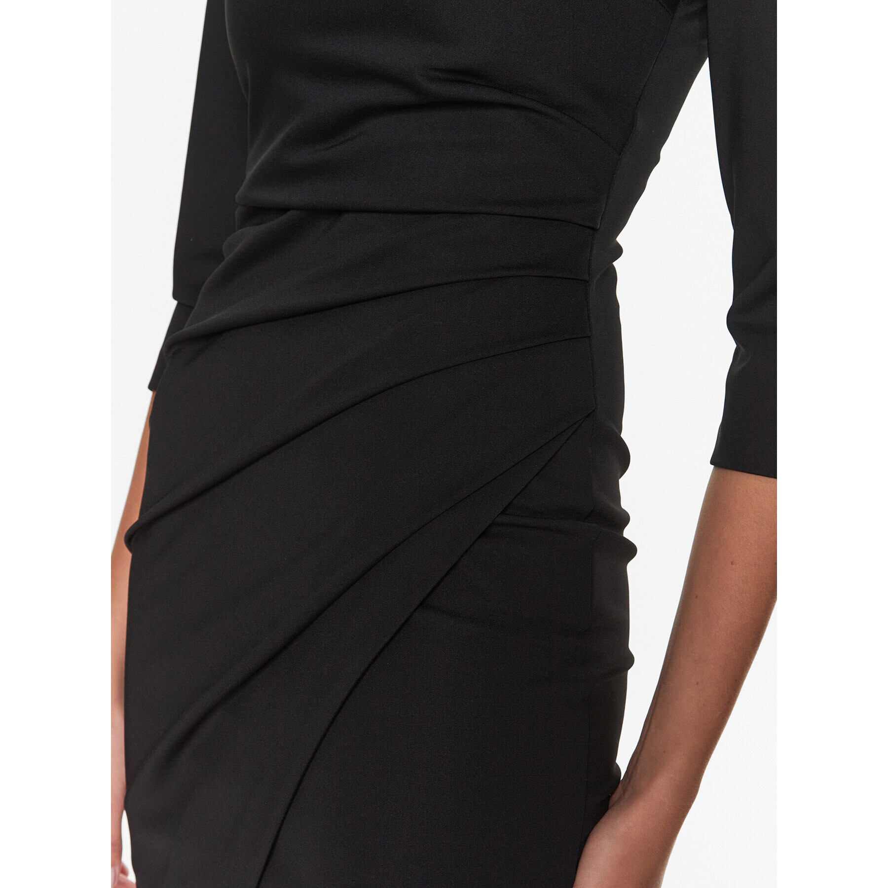 Rinascimento Rochie cocktail CFC0112565003 Negru Slim Fit - Pled.ro