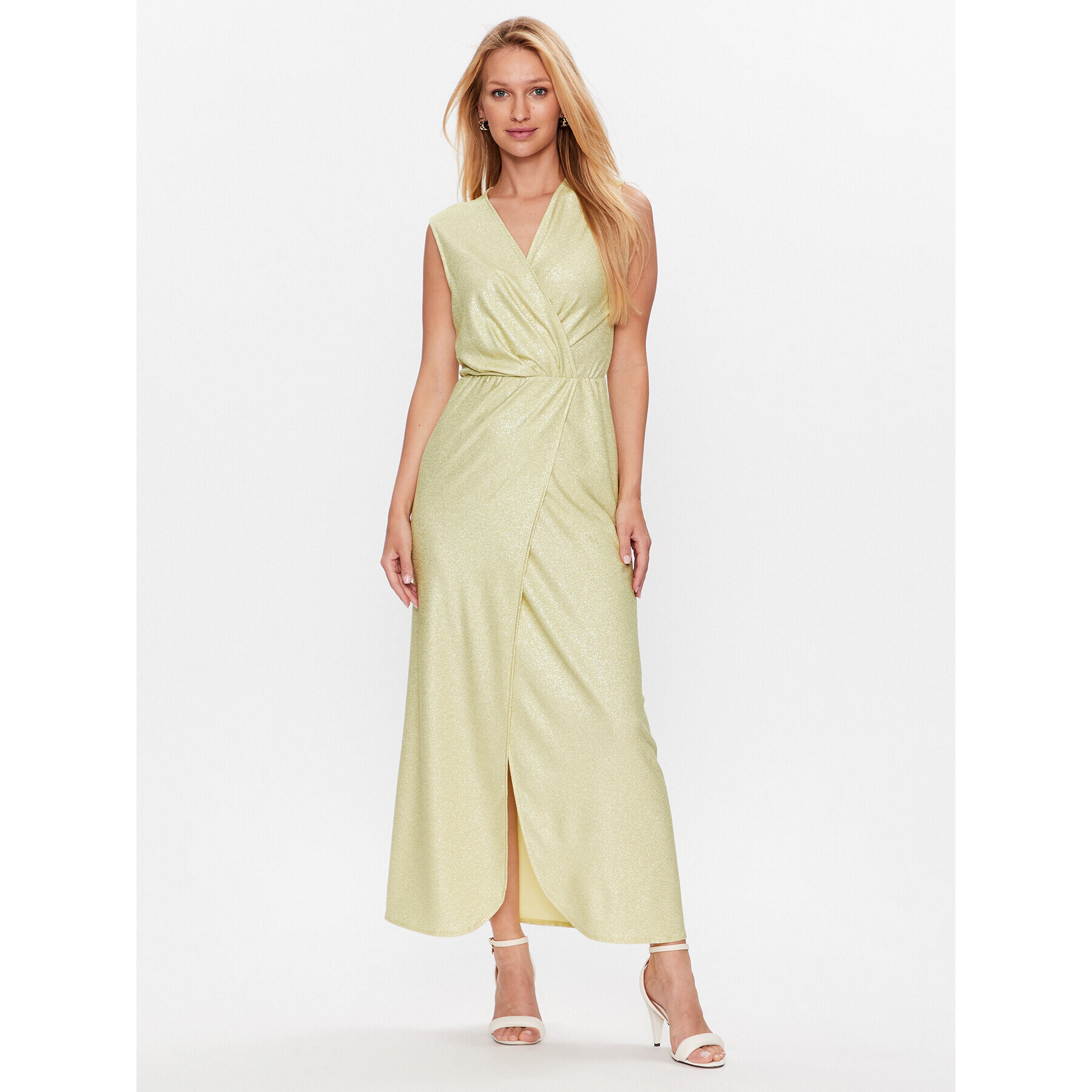 Rinascimento Rochie cocktail CFC0113696003 Verde Regular Fit - Pled.ro