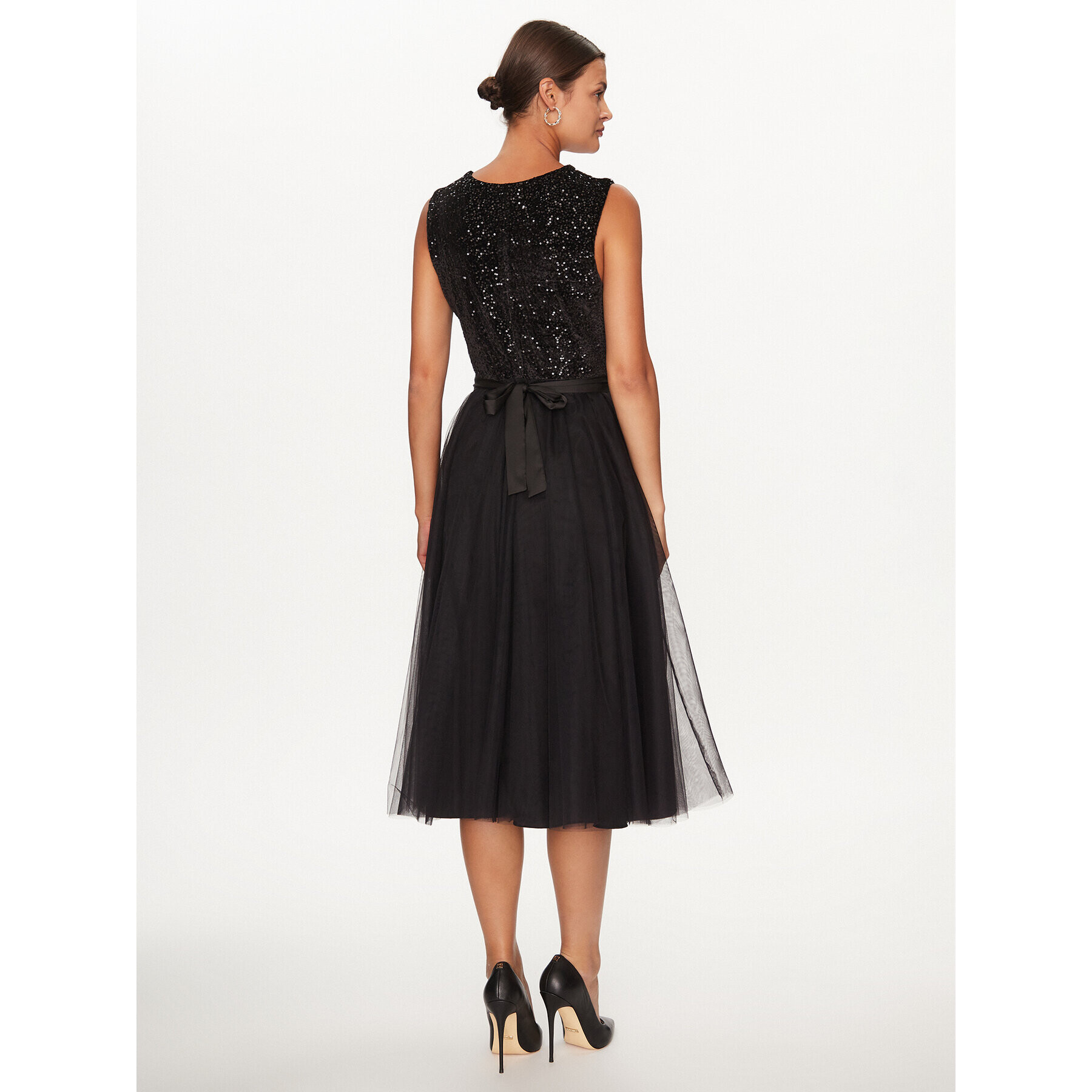 Rinascimento Rochie cocktail CFC0115310003 Negru Regular Fit - Pled.ro