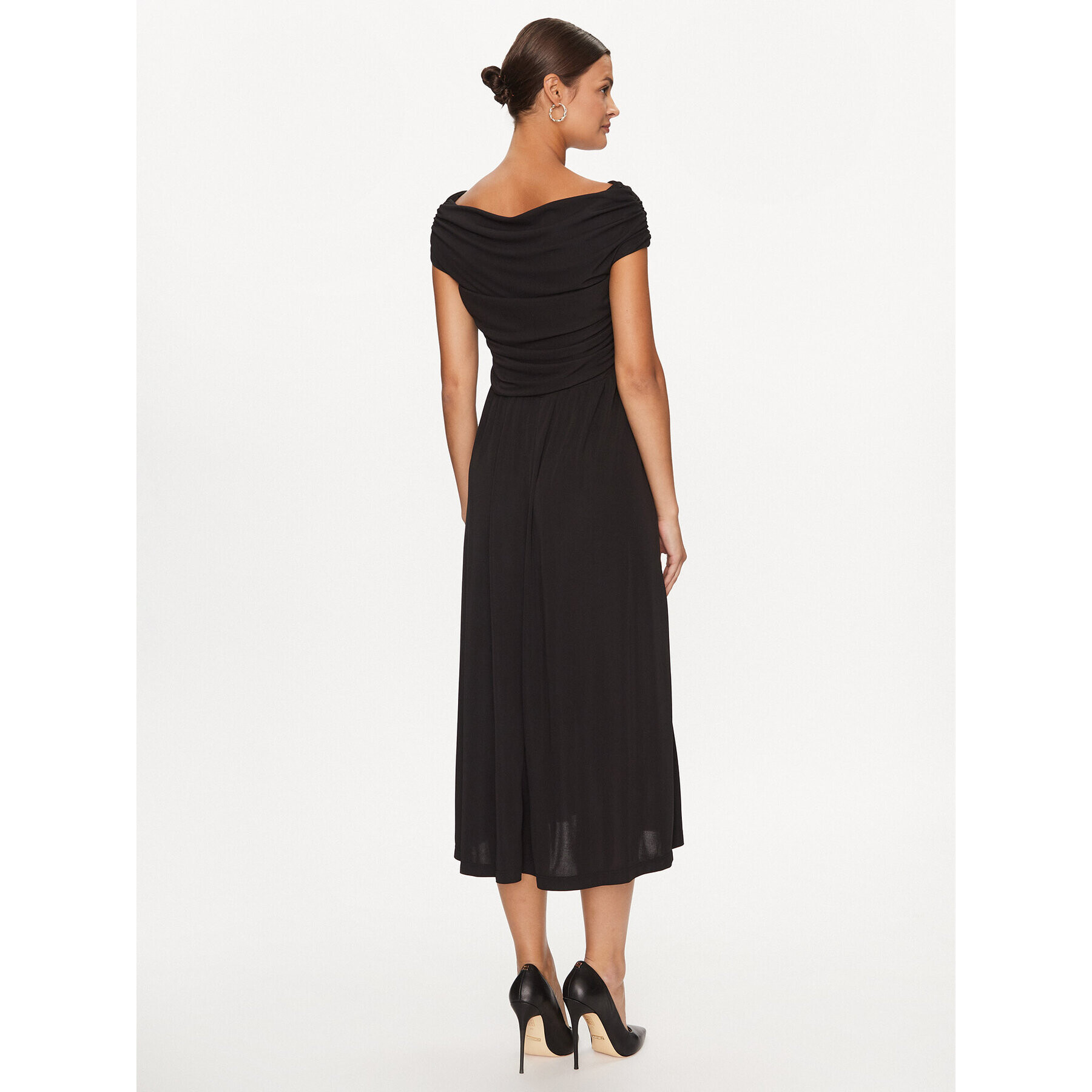 Rinascimento Rochie cocktail CFC0115402003 Negru Regular Fit - Pled.ro