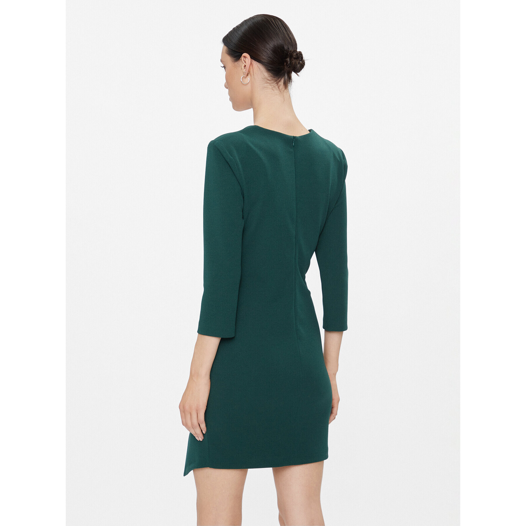 Rinascimento Rochie cocktail CFC0116131003 Verde Slim Fit - Pled.ro