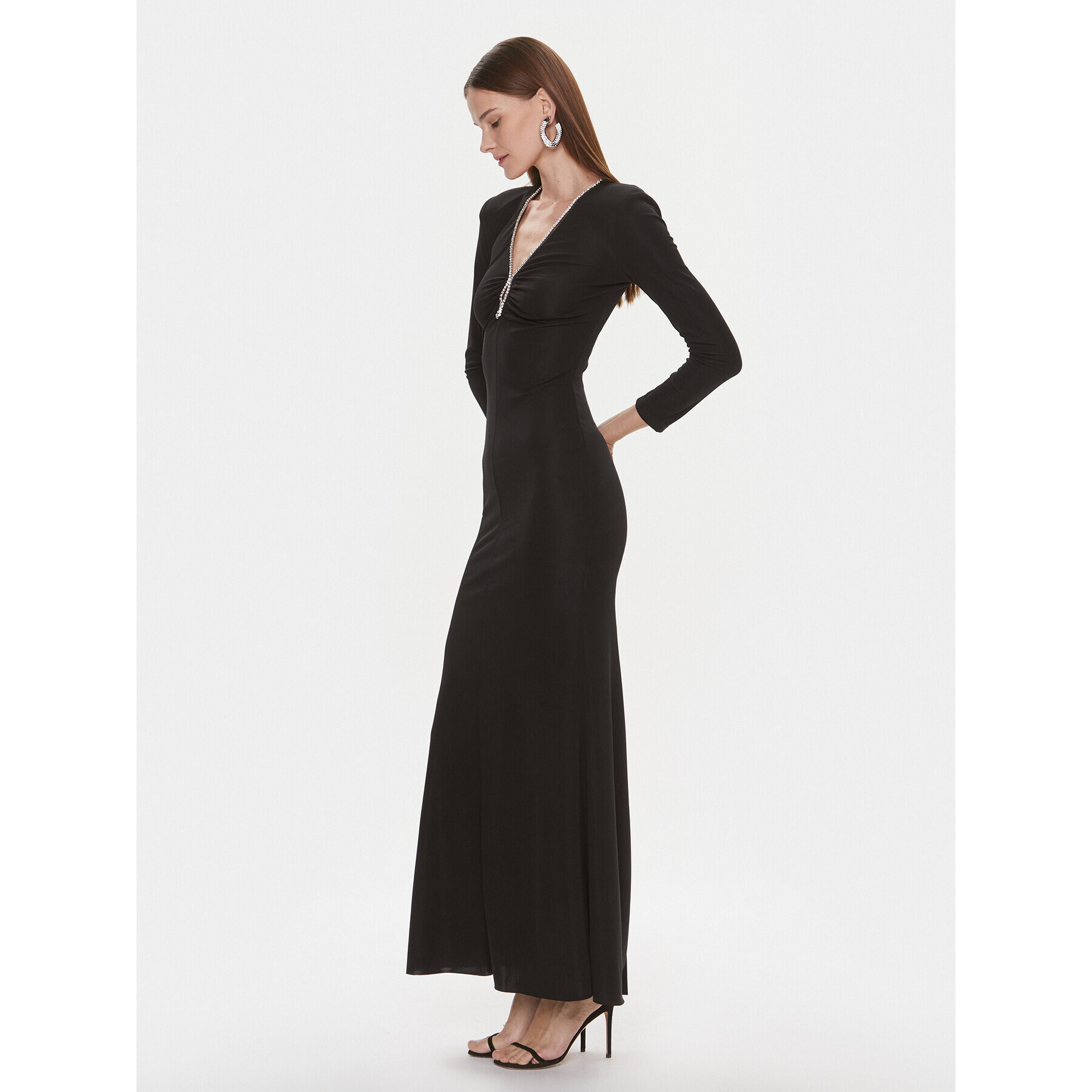 Rinascimento Rochie de seară CFC0019321002 Negru Regular Fit - Pled.ro