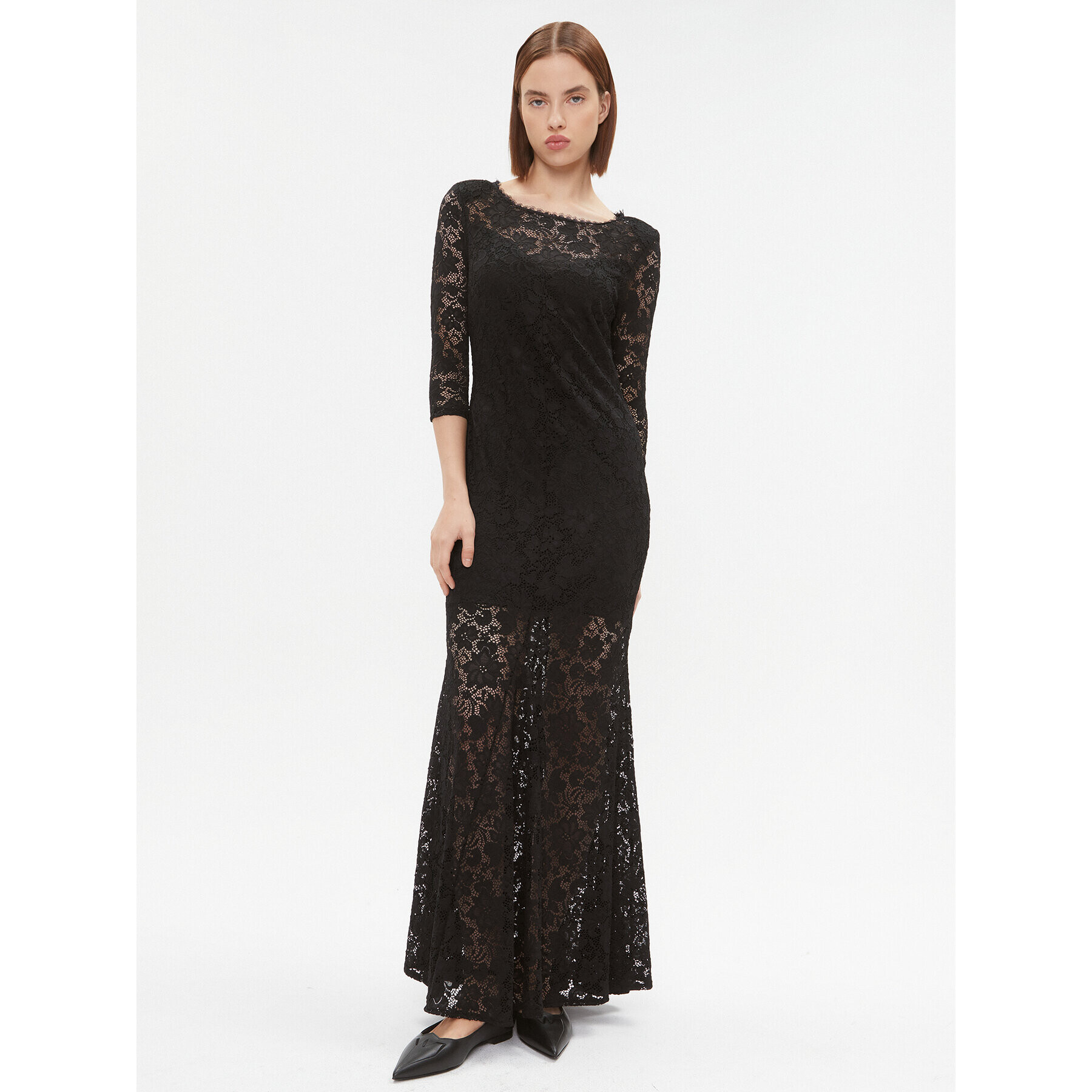 Rinascimento Rochie de seară CFC0115558003 Negru Regular Fit - Pled.ro