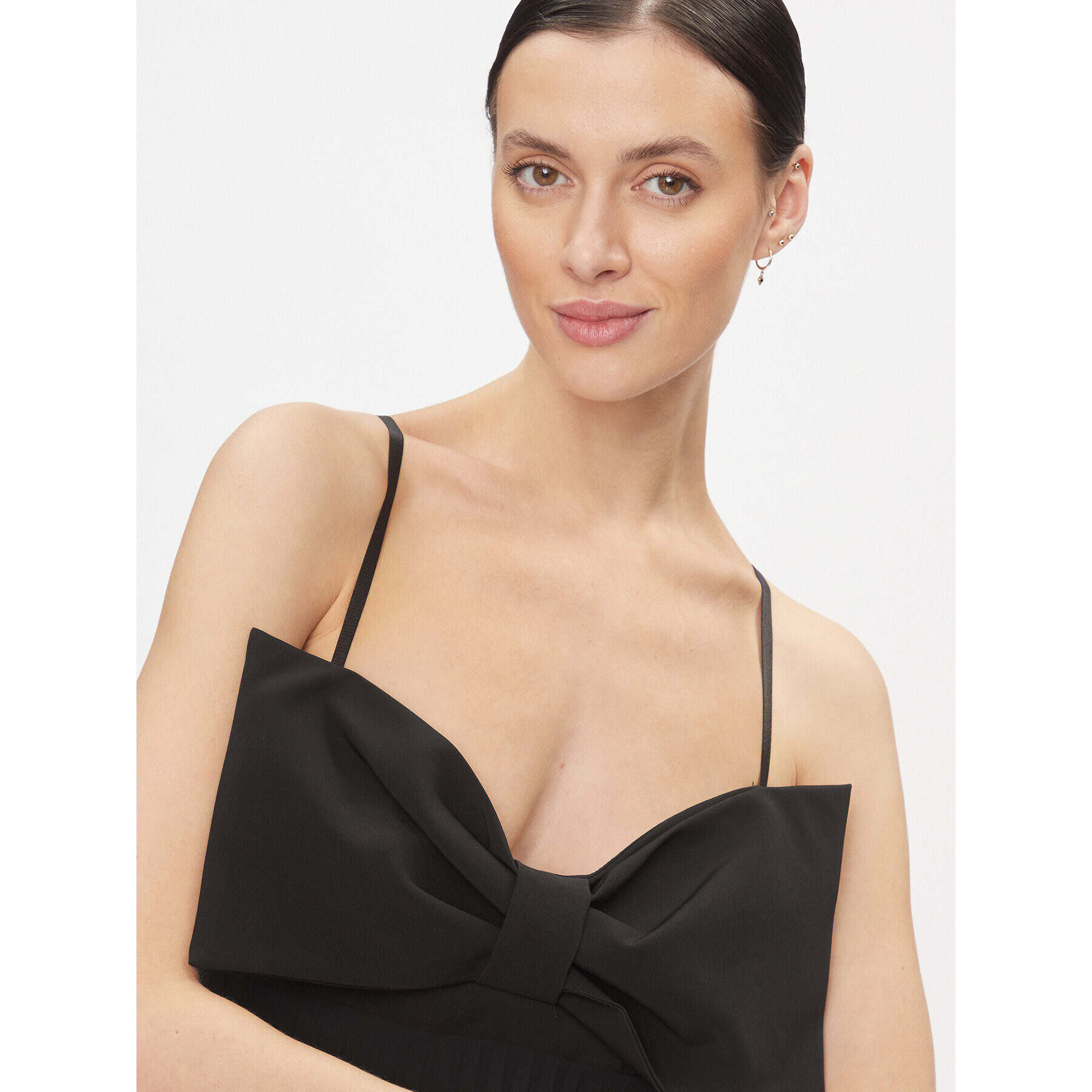 Rinascimento Rochie de seară CFC0116302003 Negru Regular Fit - Pled.ro