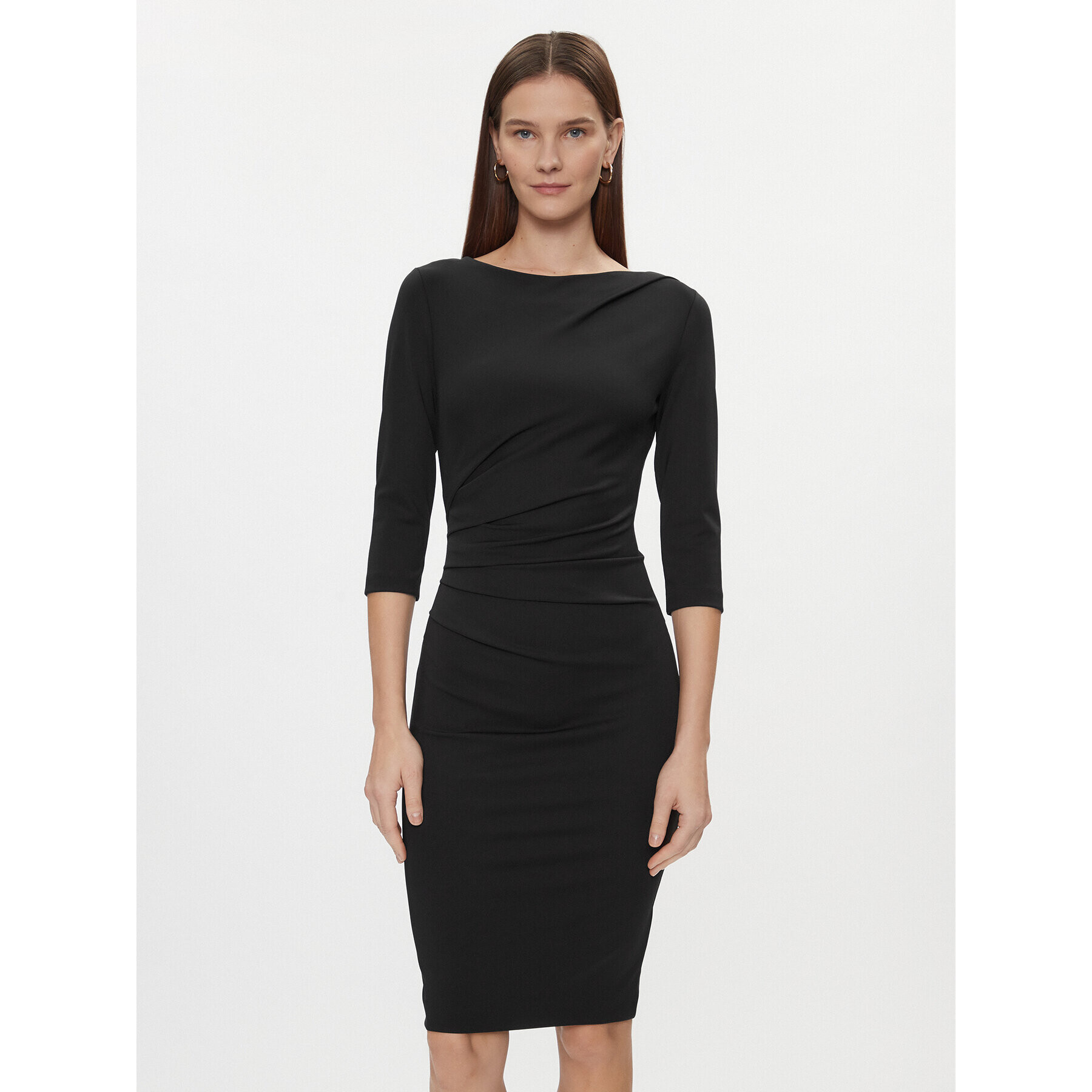 Rinascimento Rochie de zi CFC0114859003 Negru Regular Fit - Pled.ro