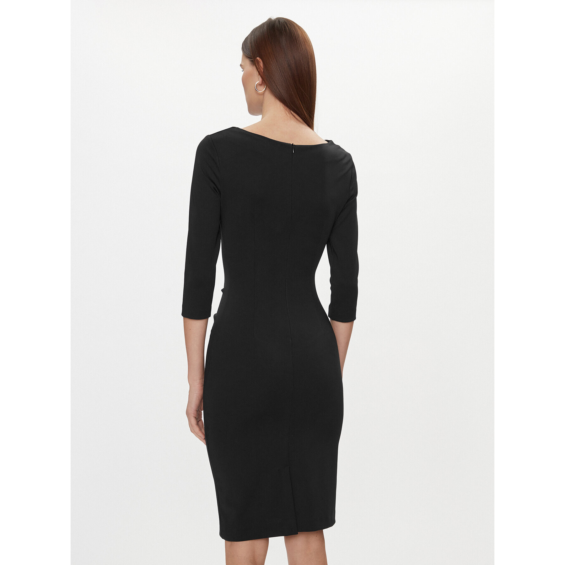 Rinascimento Rochie de zi CFC0114859003 Negru Regular Fit - Pled.ro