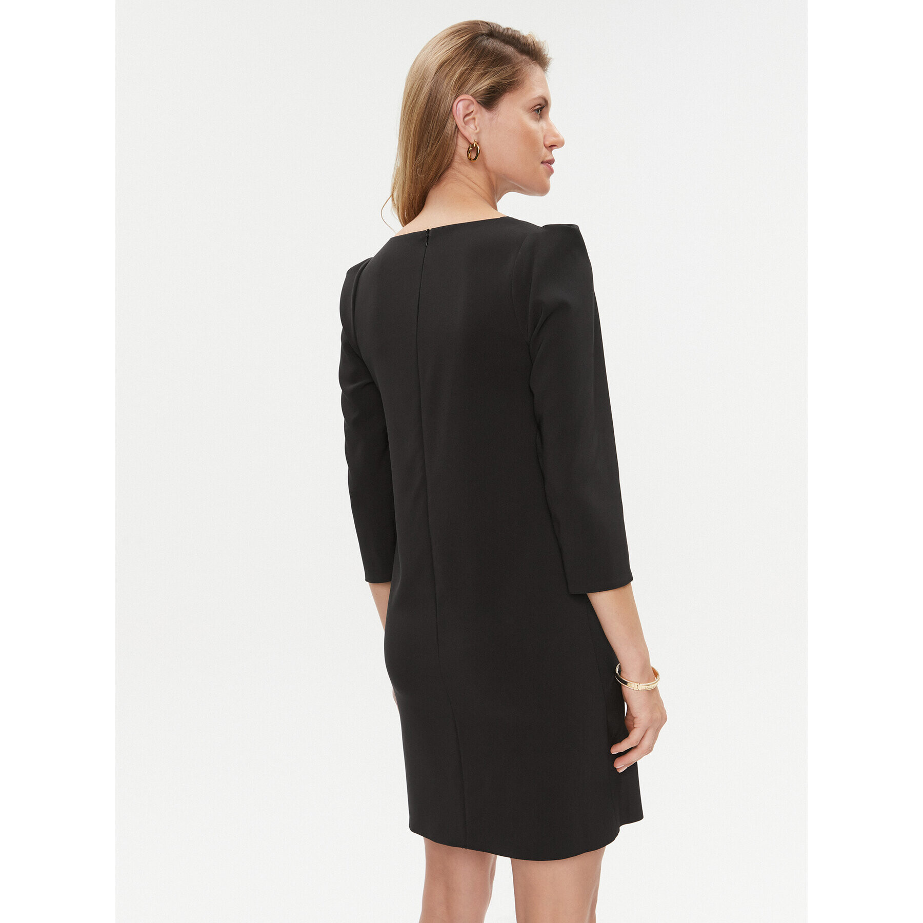 Rinascimento Rochie de zi CFC0115556003 Negru Regular Fit - Pled.ro