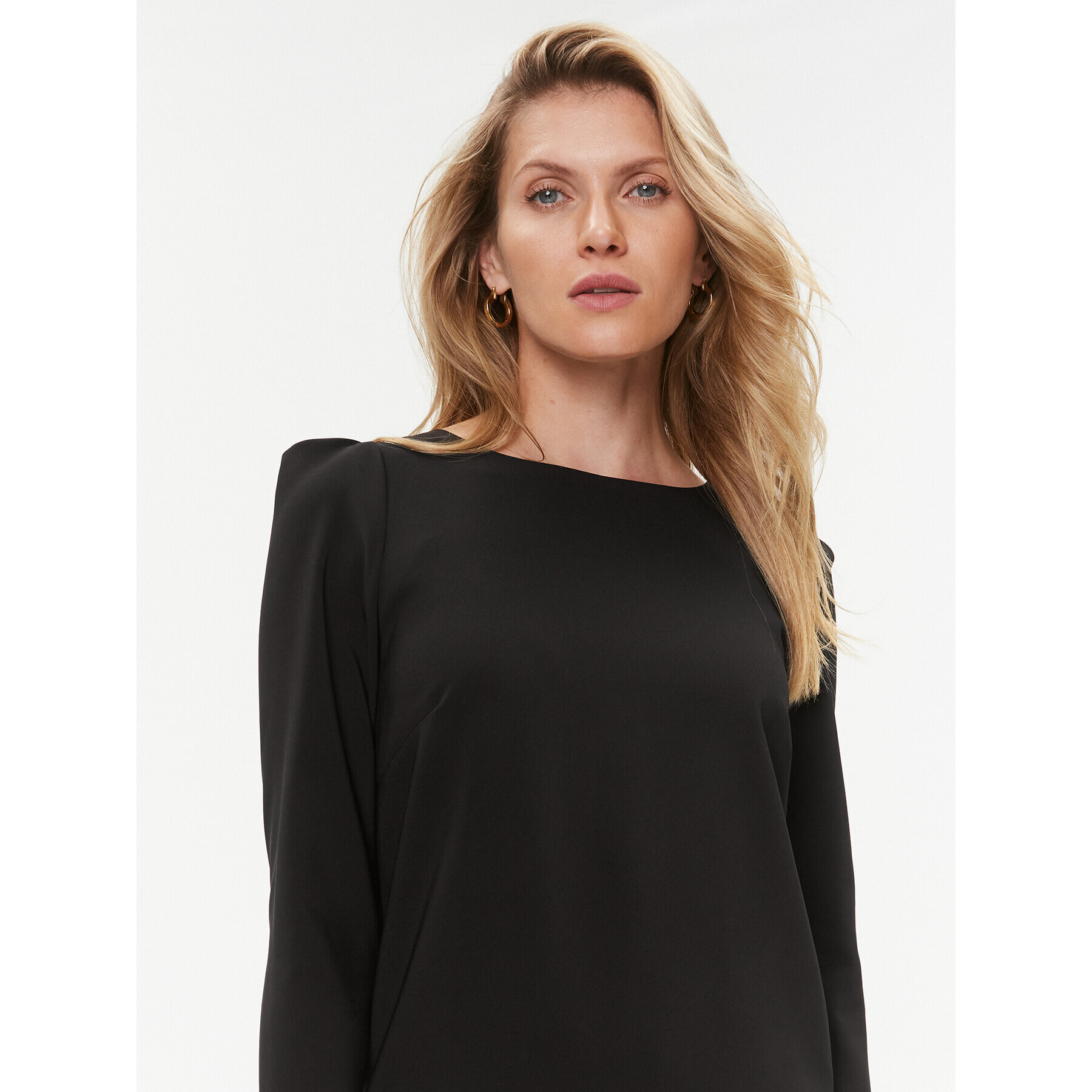 Rinascimento Rochie de zi CFC0115556003 Negru Regular Fit - Pled.ro