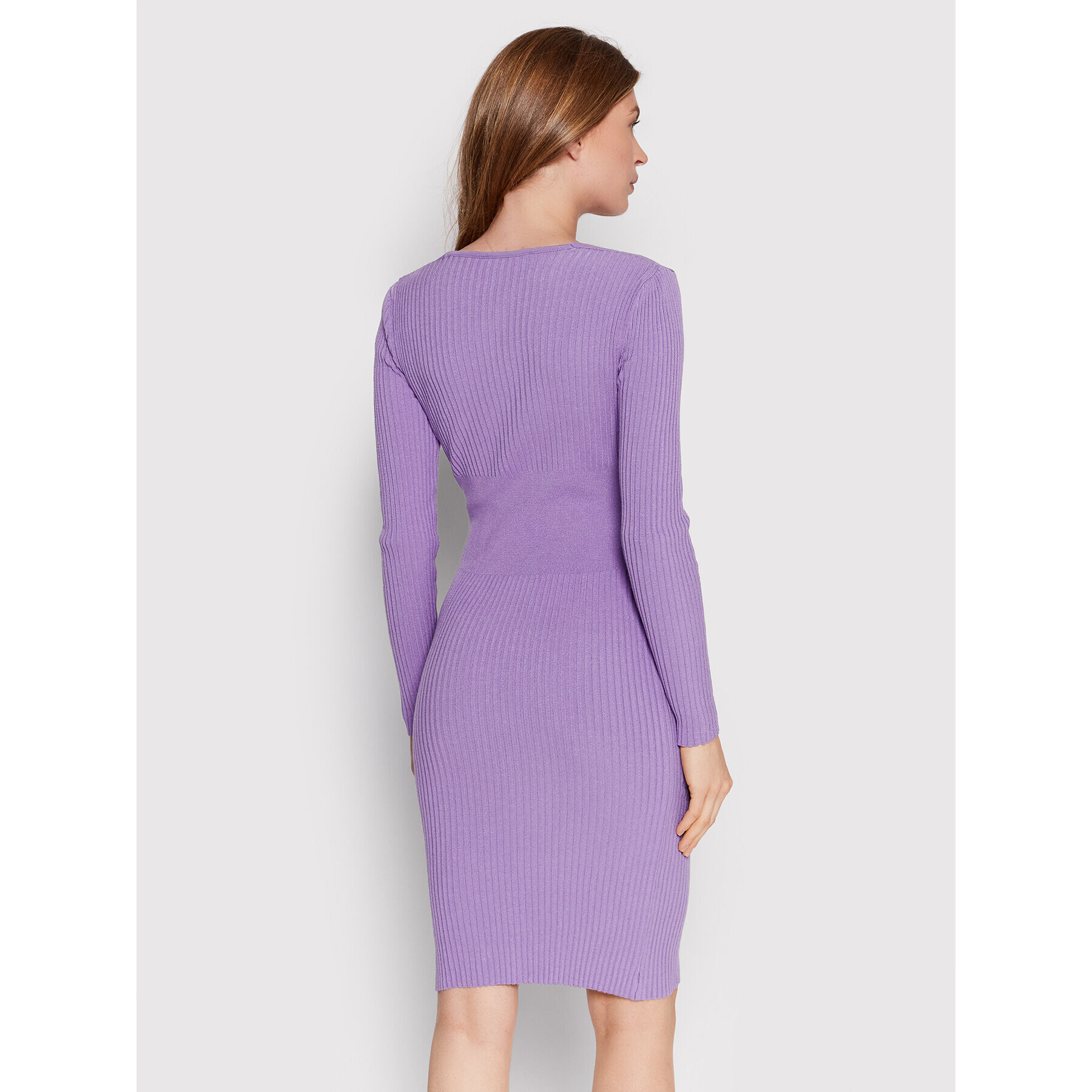 Rinascimento Rochie tricotată CFM0010758003 Violet Slim Fit - Pled.ro