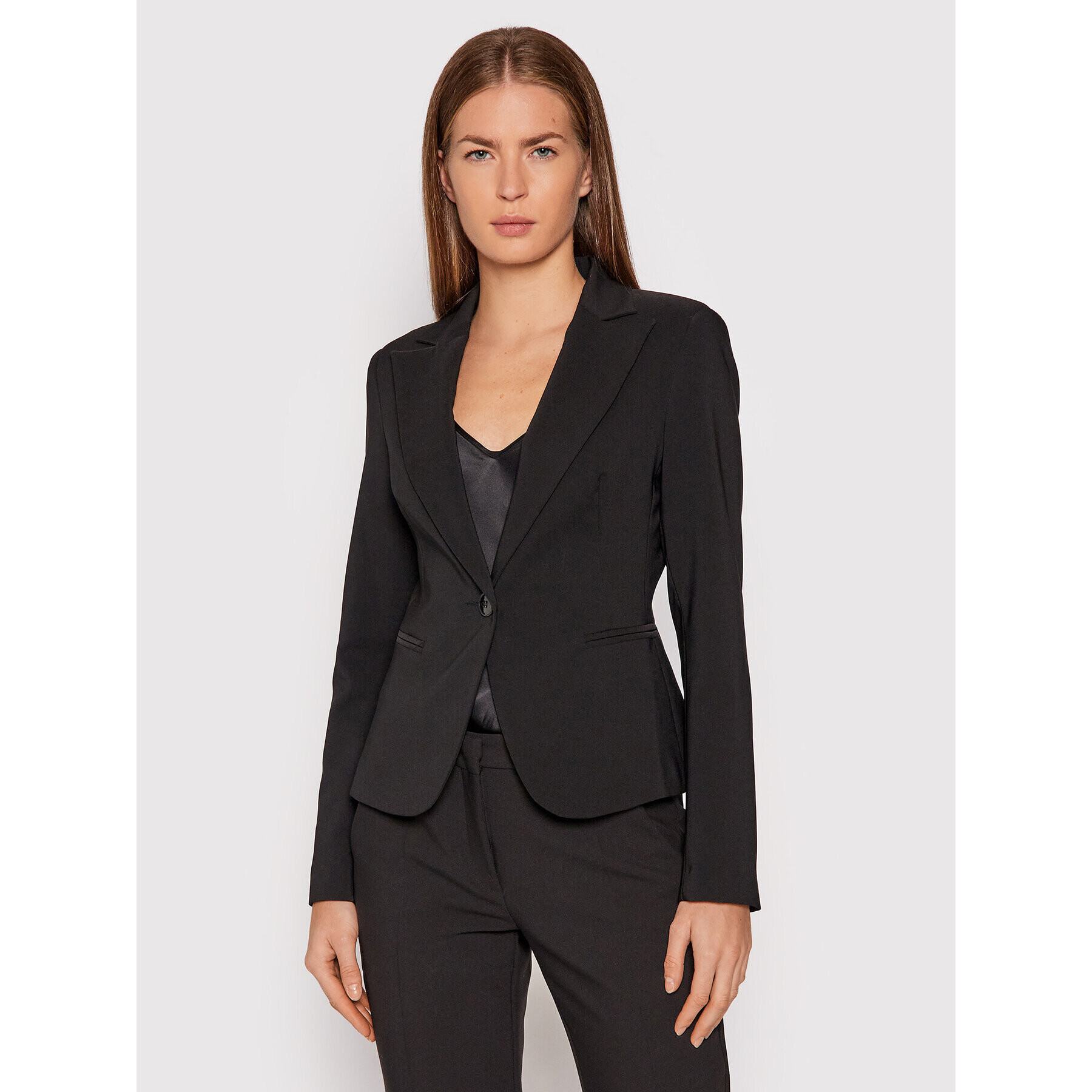 Rinascimento Blazer CFC0105044003 Negru Regular Fit - Pled.ro