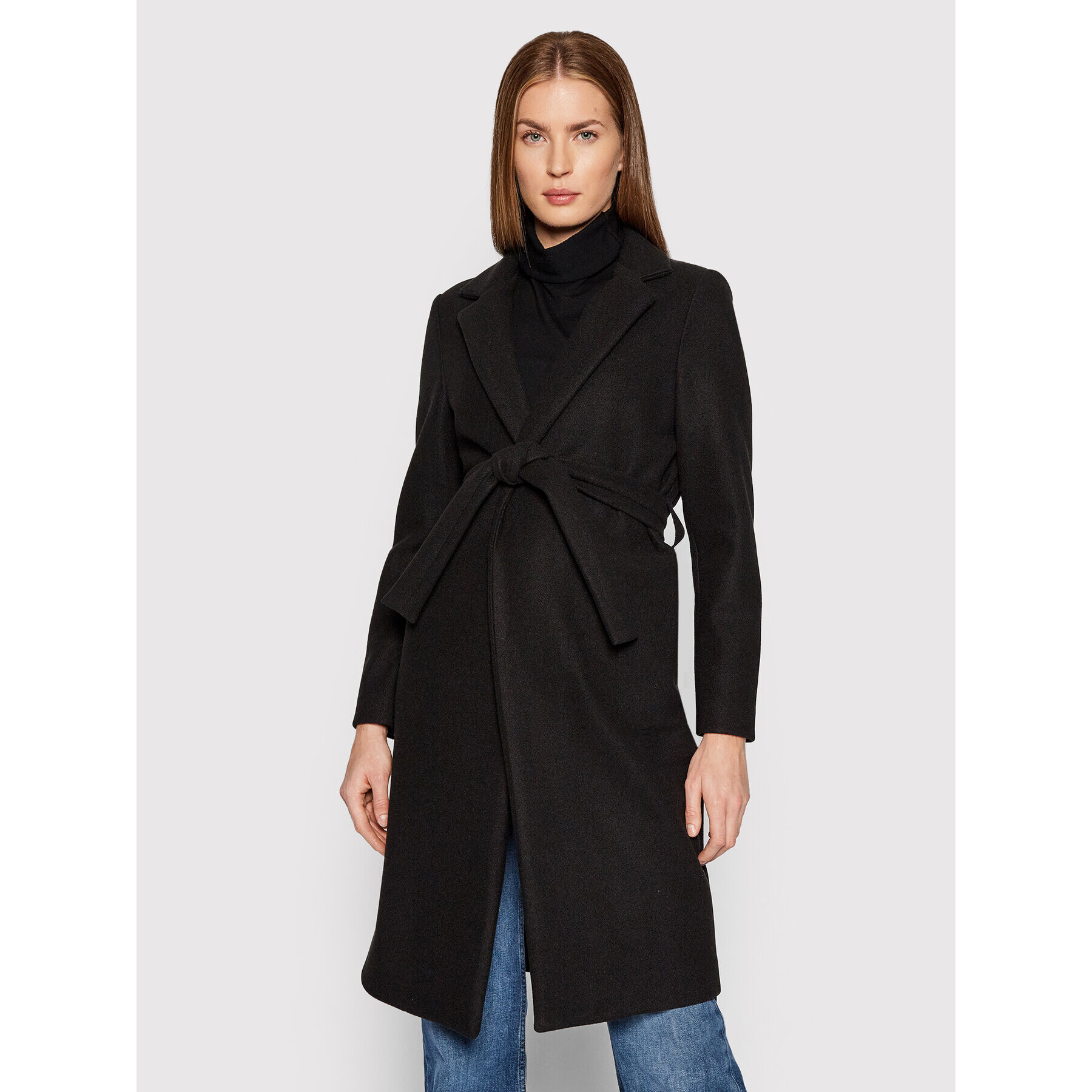 Rinascimento Trench CFC0103917003 Negru Regular Fit - Pled.ro