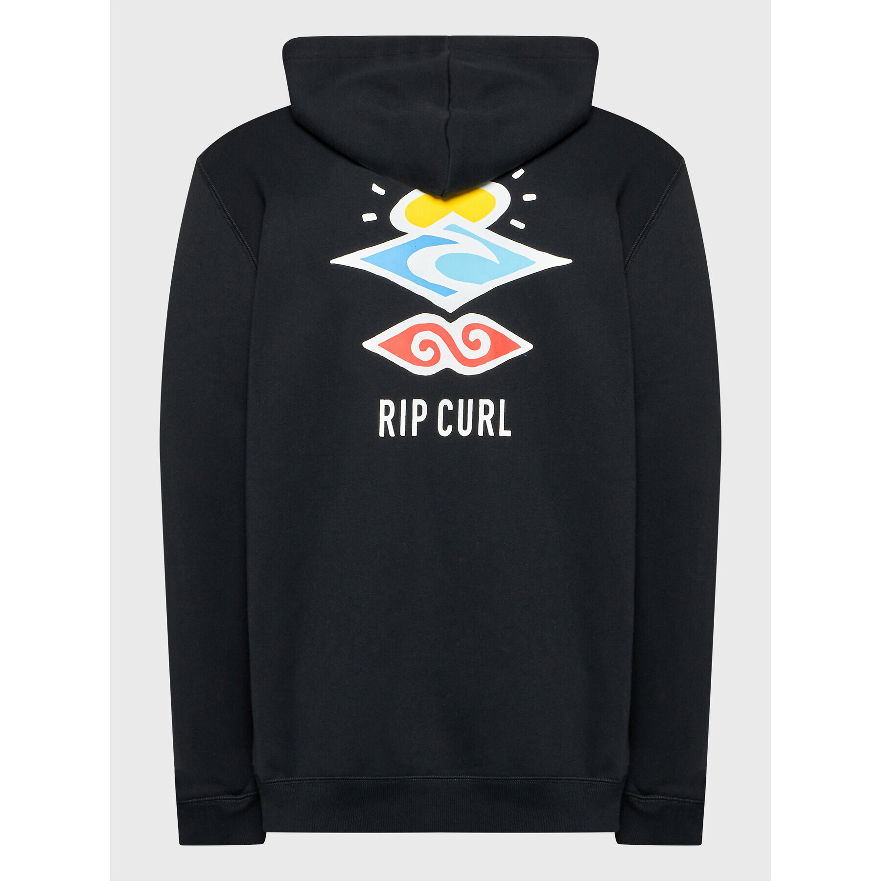 Rip Curl Bluză Search Icon CFEGL9 Negru Regular Fit - Pled.ro