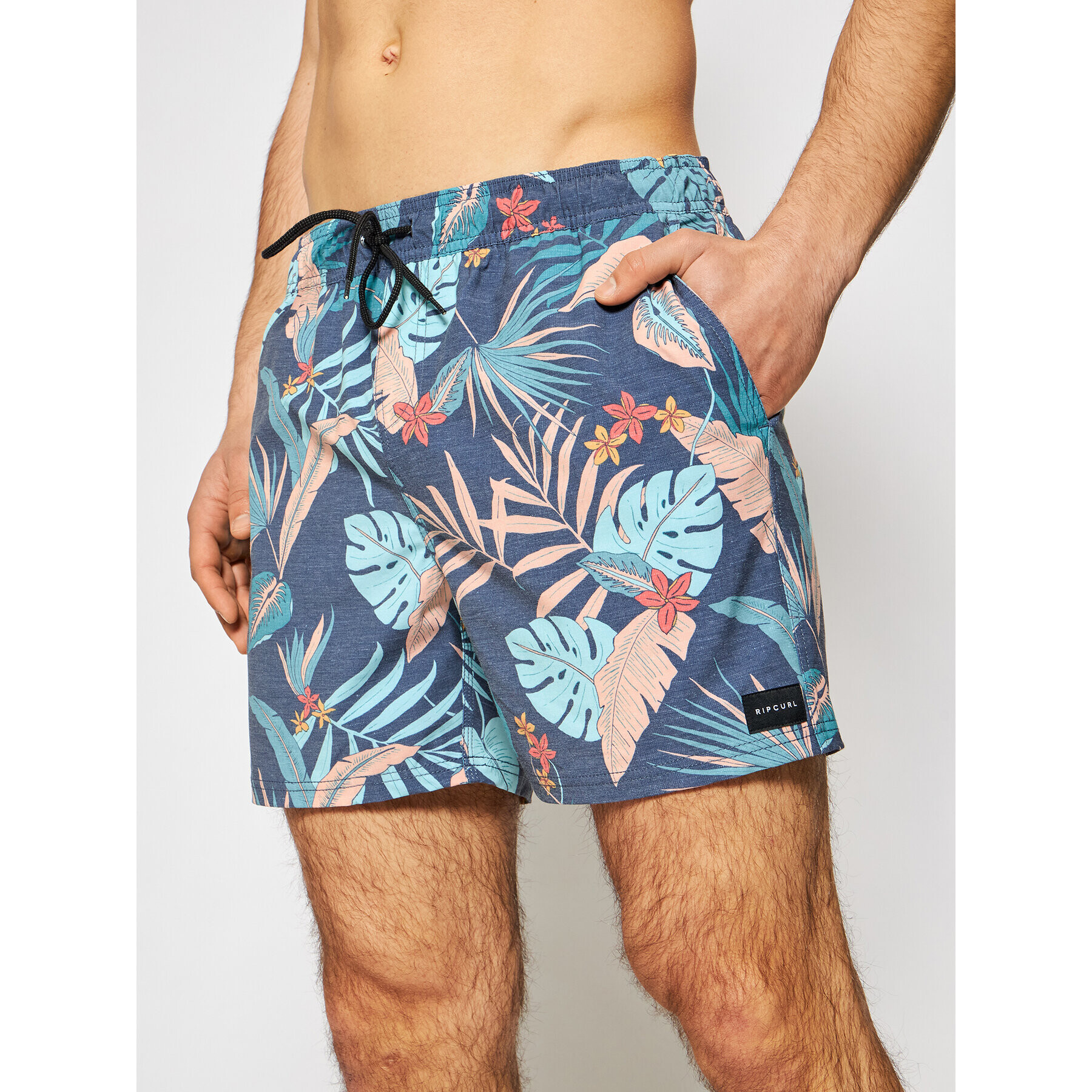 Rip Curl Pantaloni scurți pentru înot Beach Party CBOQK9 Bleumarin Regular Fit - Pled.ro