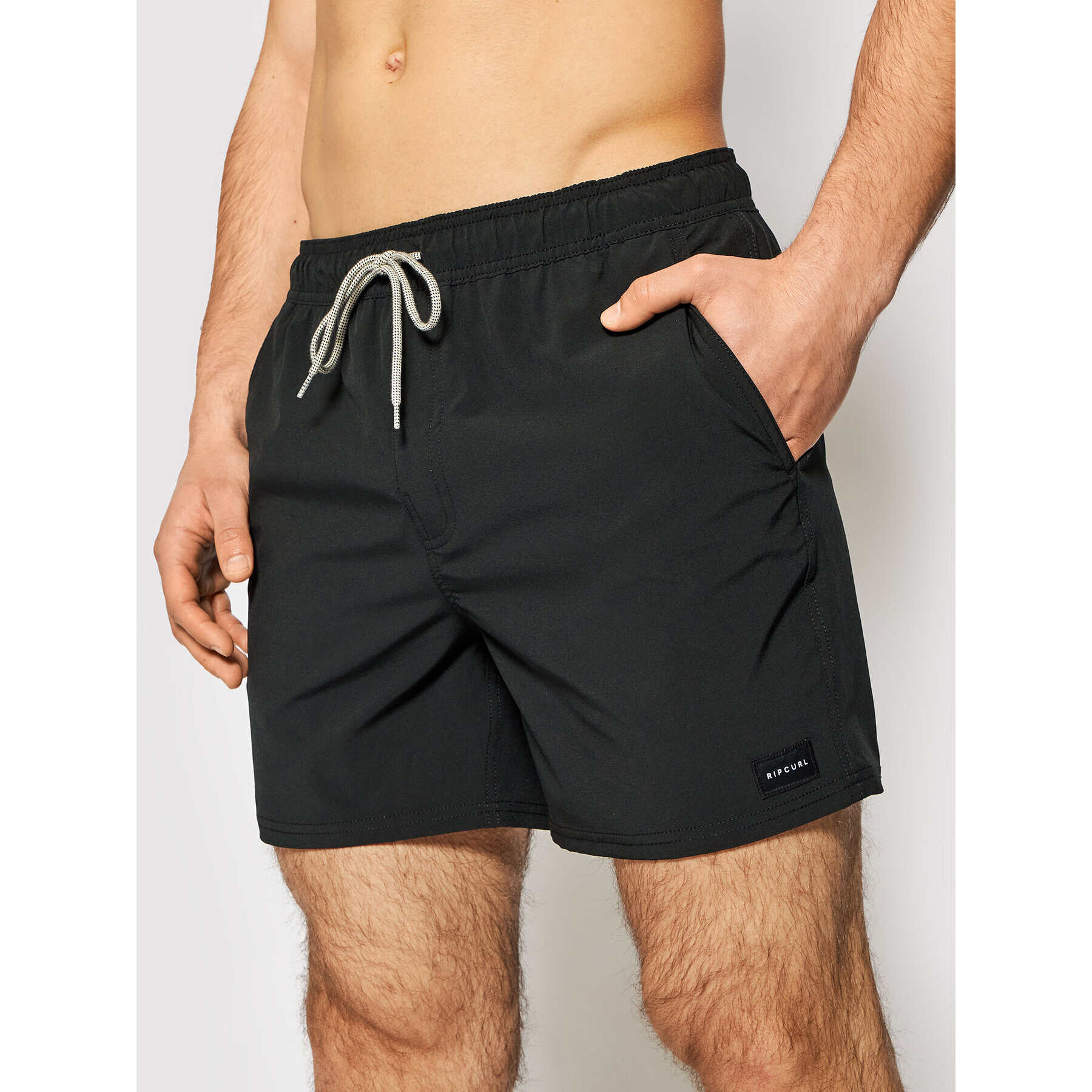 Rip Curl Pantaloni scurți pentru înot Daily Volley 16 CBONN4 Negru Regular Fit - Pled.ro