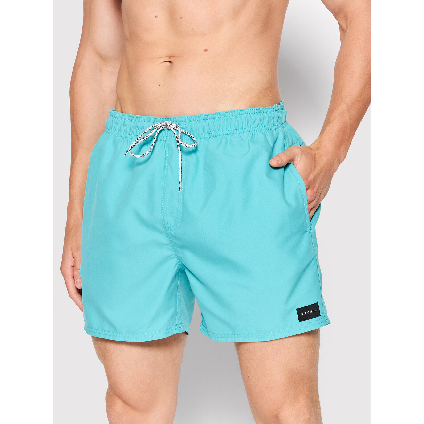 Rip Curl Pantaloni scurți pentru înot Offset 15 Volley CBOLQ4 Albastru Regular Fit - Pled.ro