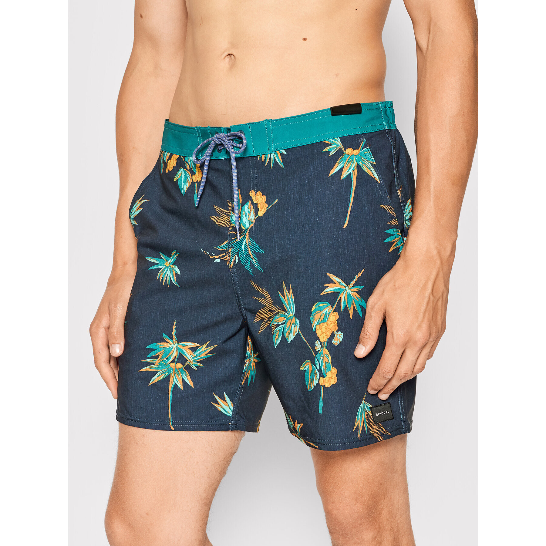 Rip Curl Pantaloni scurți pentru înot Yucatan CBOVI4 Bleumarin Regular Fit - Pled.ro