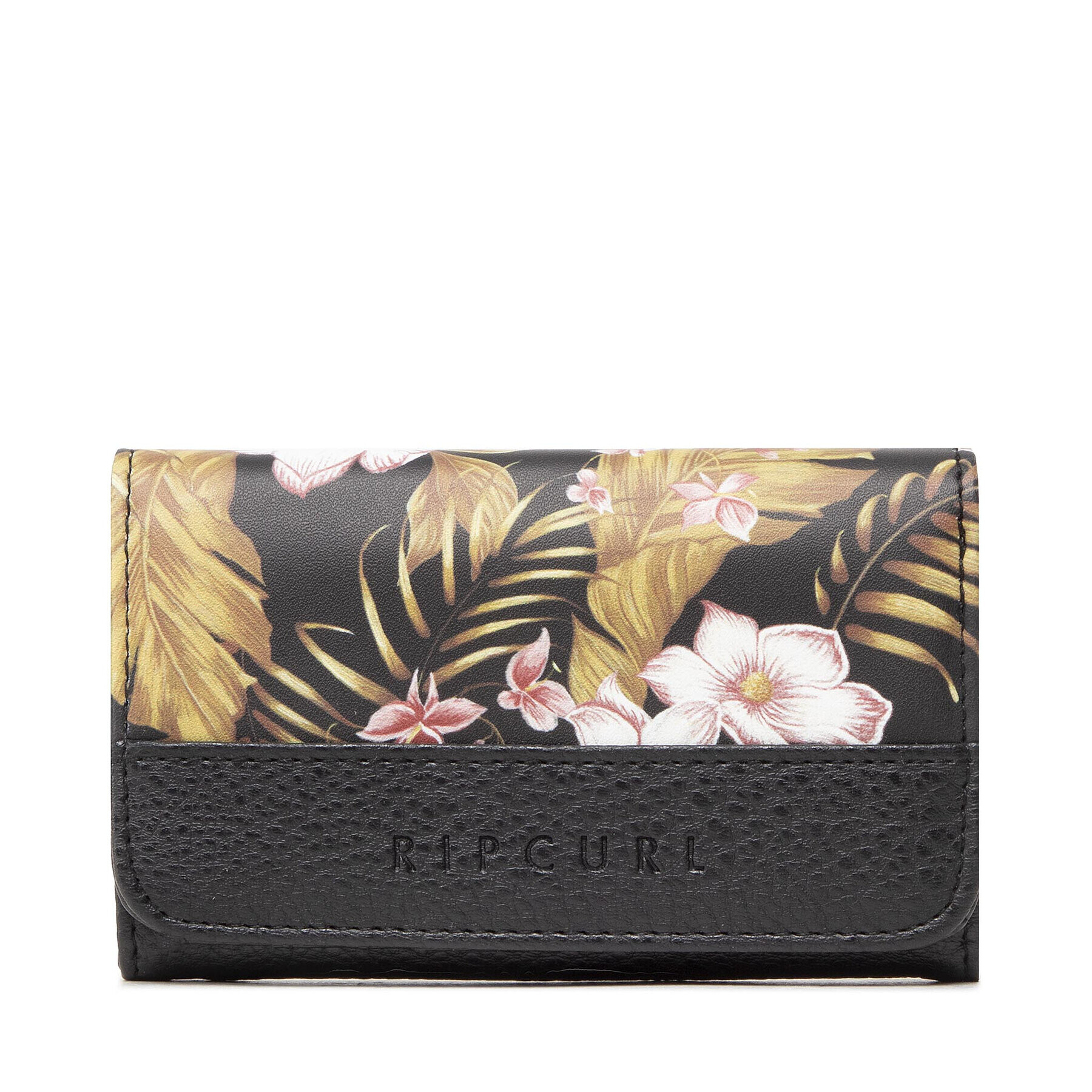 Rip Curl Portofel Mare de Damă Flora Mid Wallet LWUKN1 Negru - Pled.ro