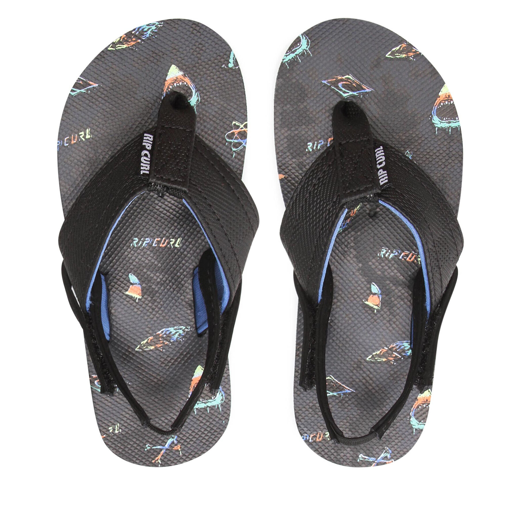 Rip Curl Sandale Ripper Boys Open Toe TKTAG2 Negru - Pled.ro