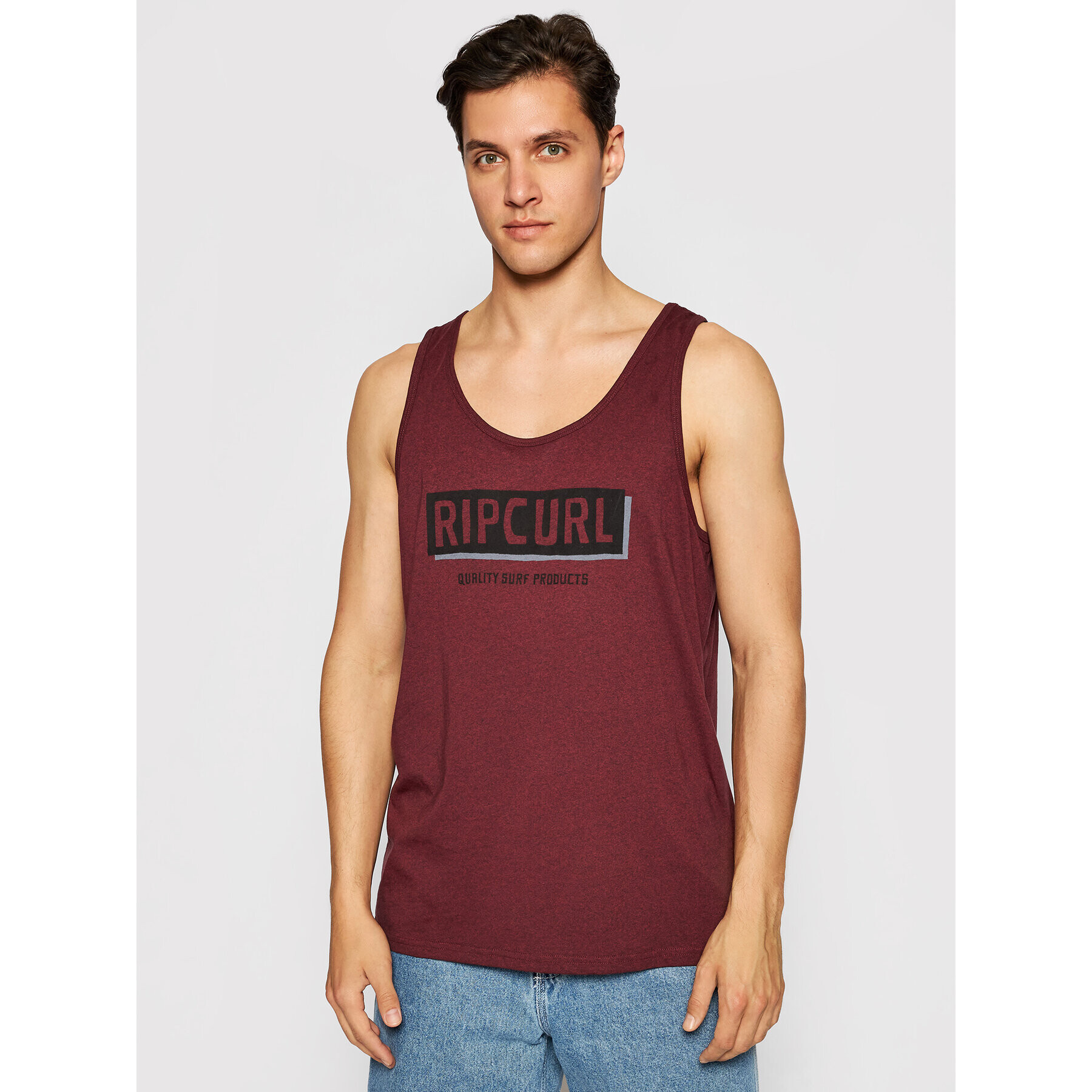 Rip Curl Tank top Boxed CTESC9 Vișiniu Standard Fit - Pled.ro