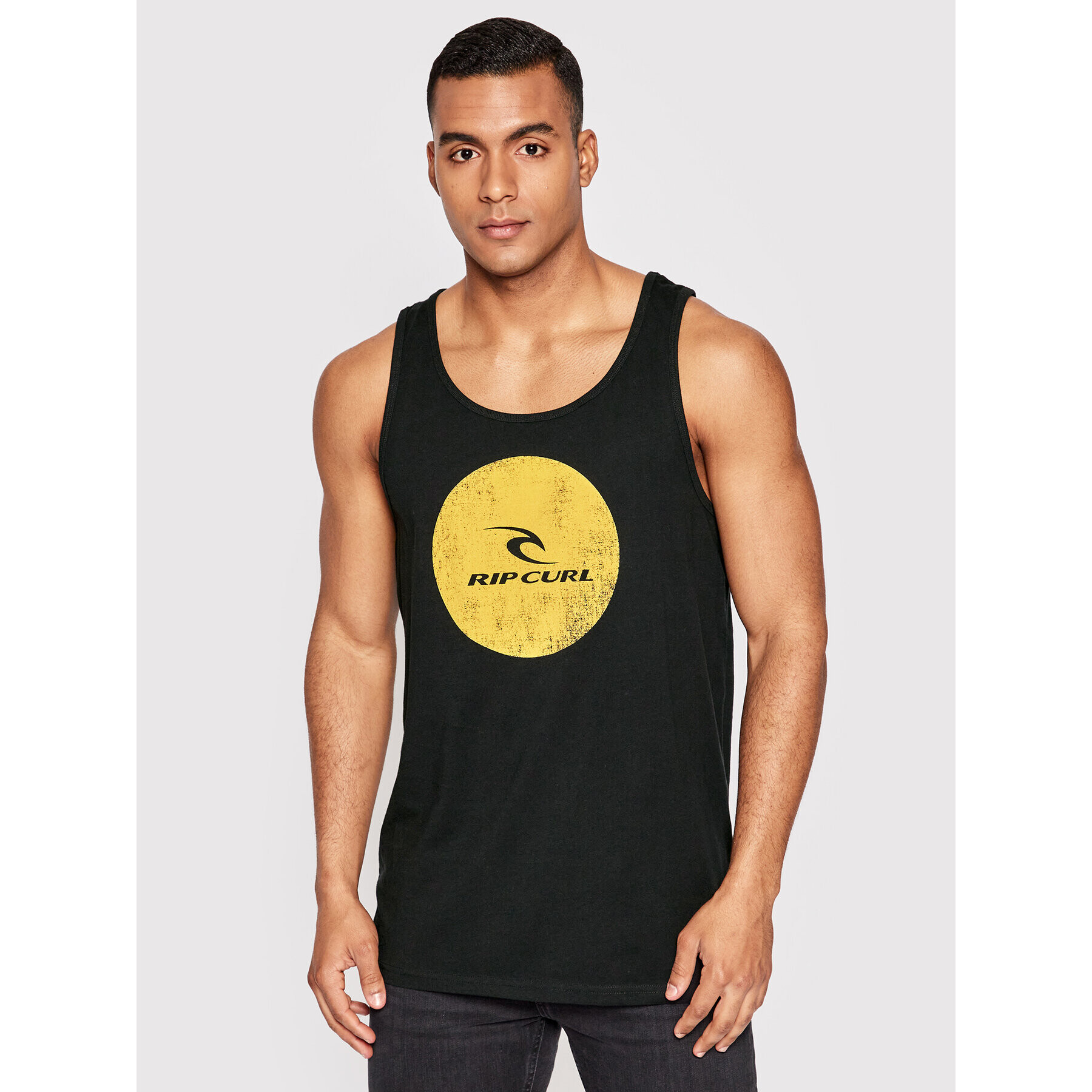 Rip Curl Tank top Corp Icon CTEYB9 Negru Regular Fit - Pled.ro