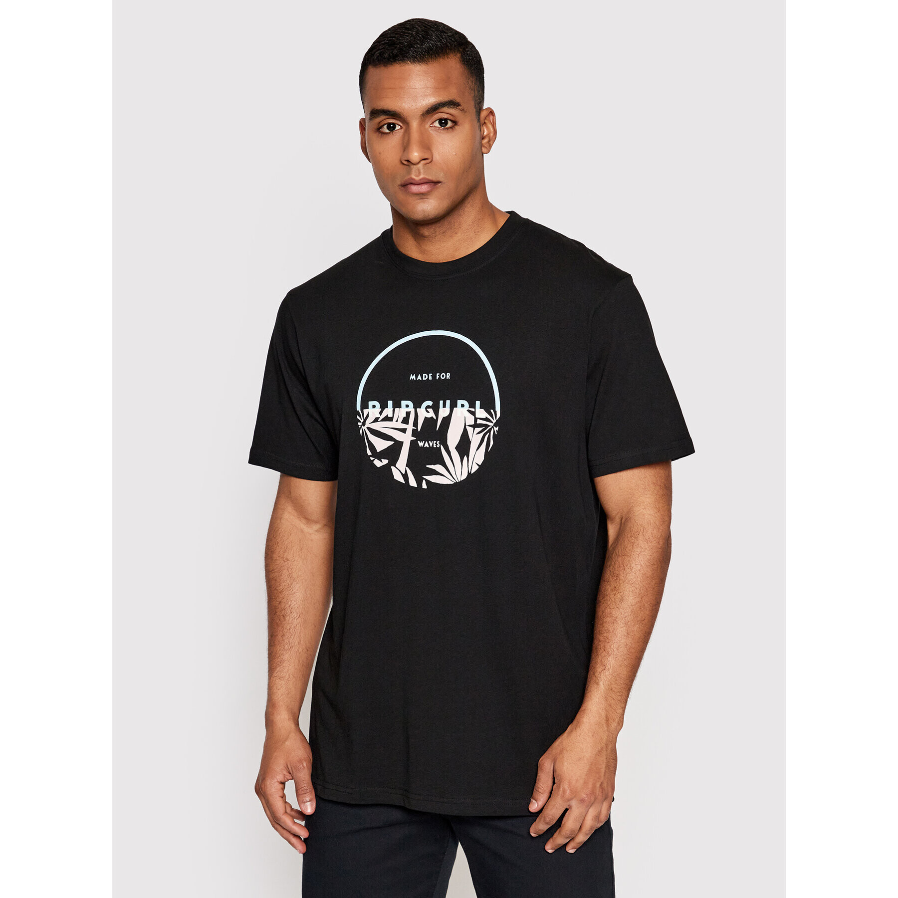 Rip Curl Tricou Fill Me Up CTEXU9 Negru Relaxed Fit - Pled.ro