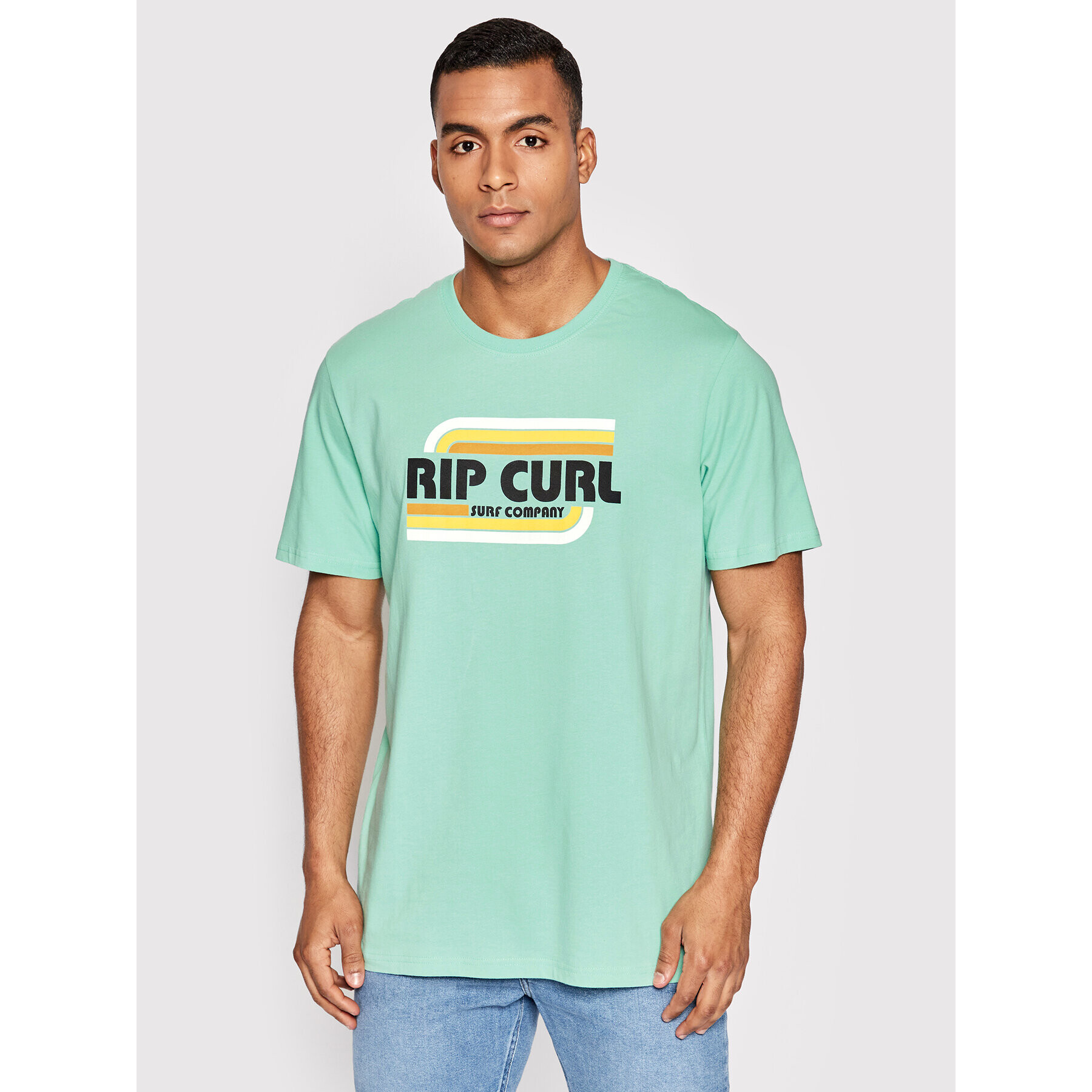 Rip Curl Tricou Yeh Mumma CTEXP9 Verde Standard Fit - Pled.ro