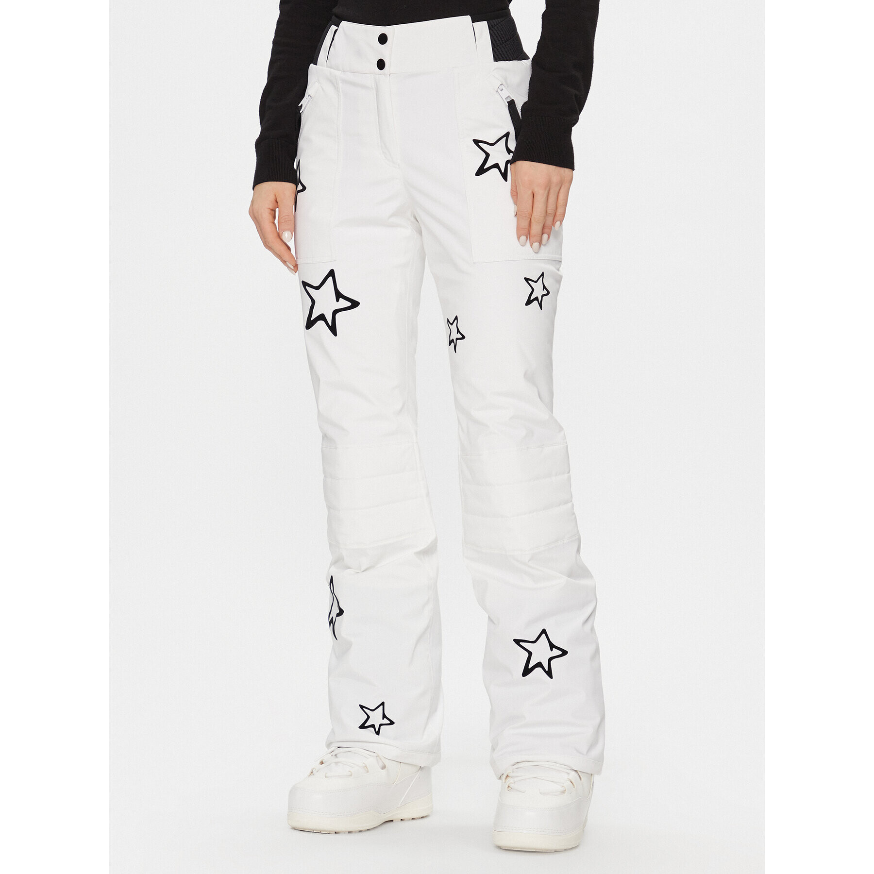 Rossignol Pantaloni de schi Stellar RLMWP15 Alb Regular Fit - Pled.ro