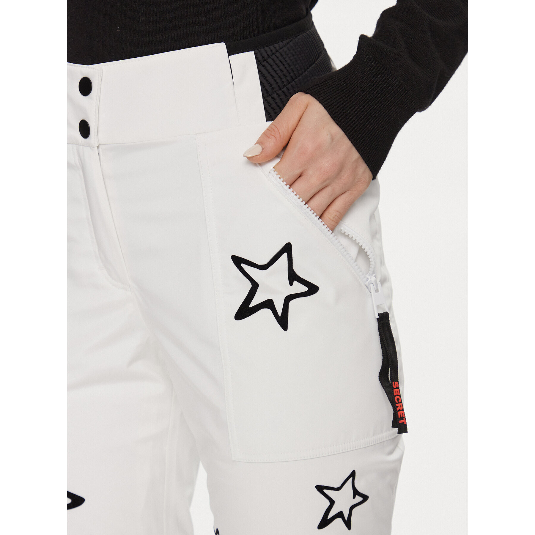 Rossignol Pantaloni de schi Stellar RLMWP15 Alb Regular Fit - Pled.ro