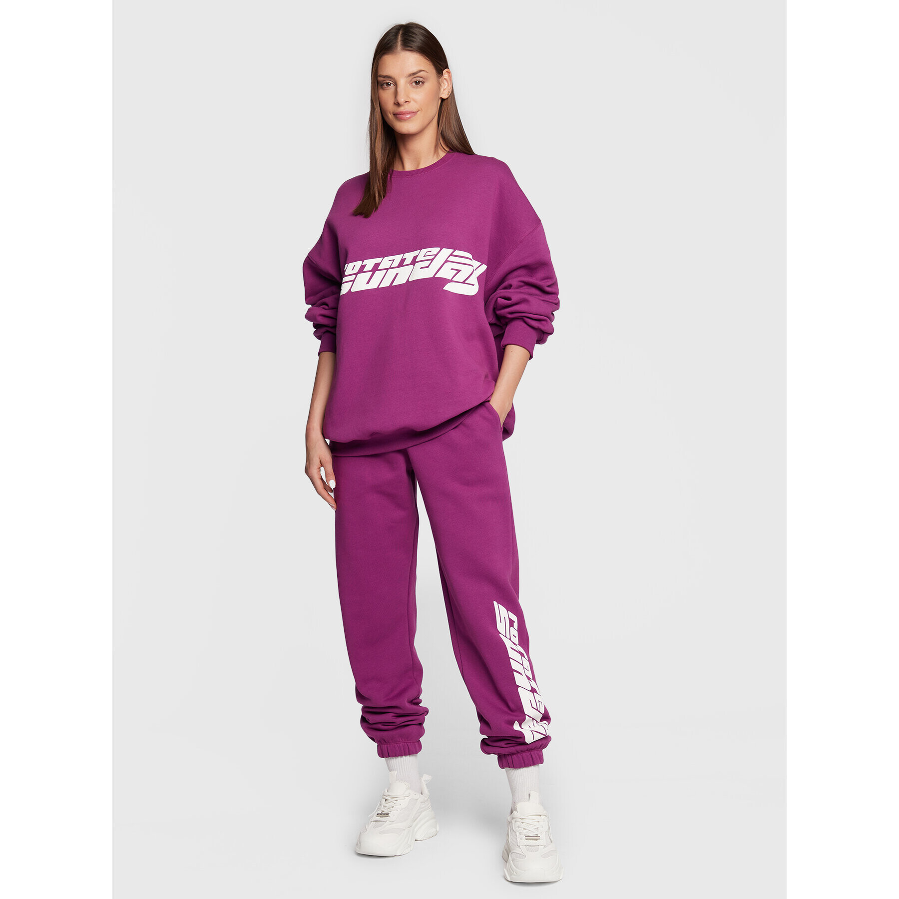 ROTATE Bluză Iriiis RT2025 Violet Relaxed Fit - Pled.ro