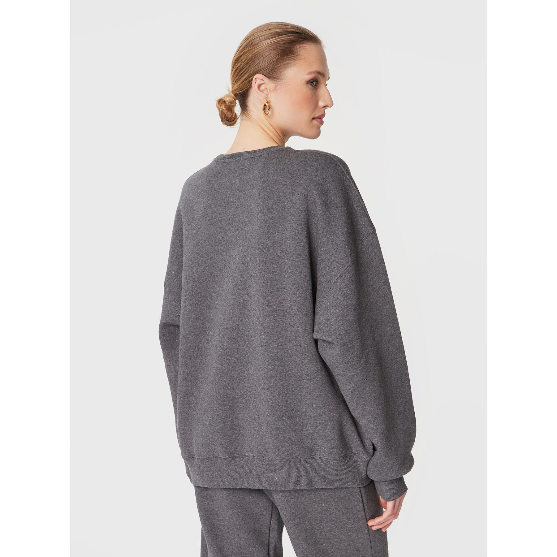 ROTATE Bluză Iris Crewneck RT2033 Gri Oversize - Pled.ro