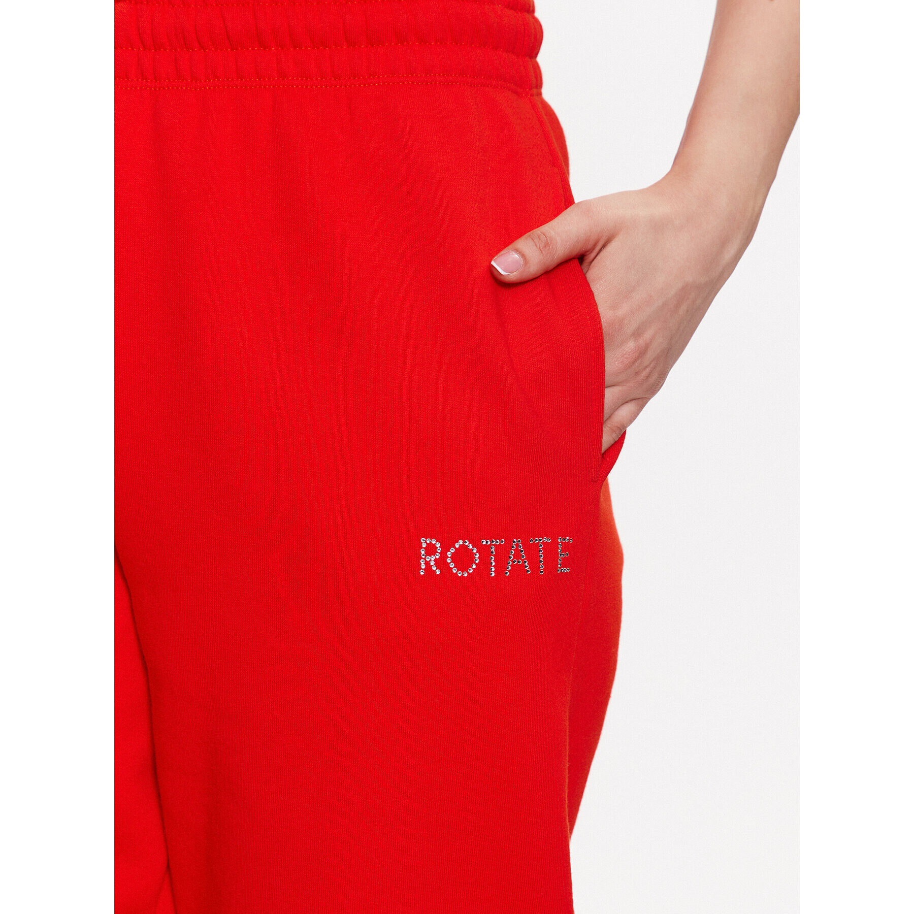 ROTATE Pantaloni trening Mimi 7001571030 Roșu Relaxed Fit - Pled.ro